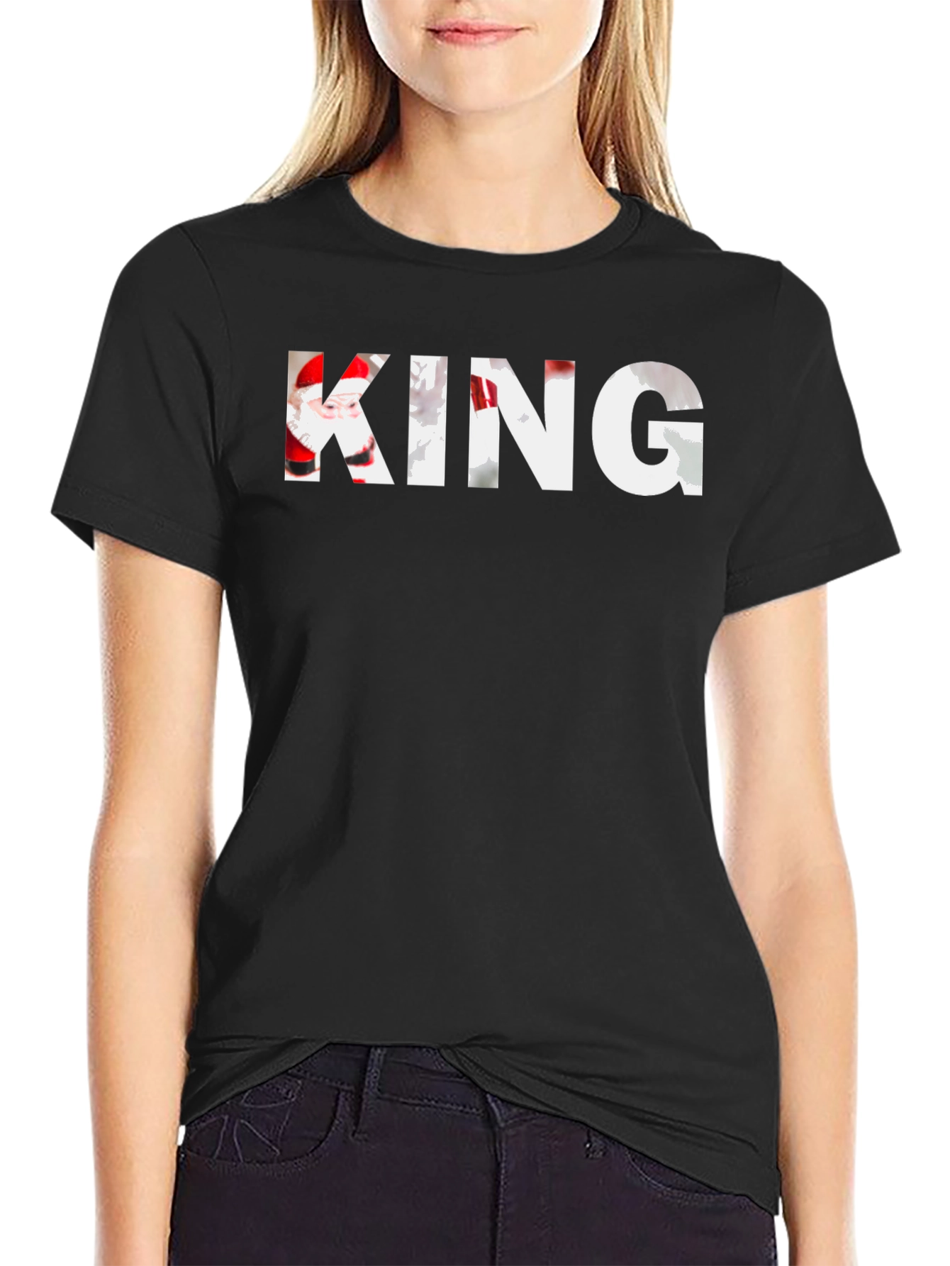 King Santa T-Shirt - Black