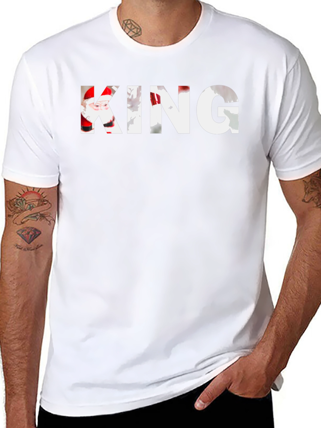 King Santa T-Shirt - Black