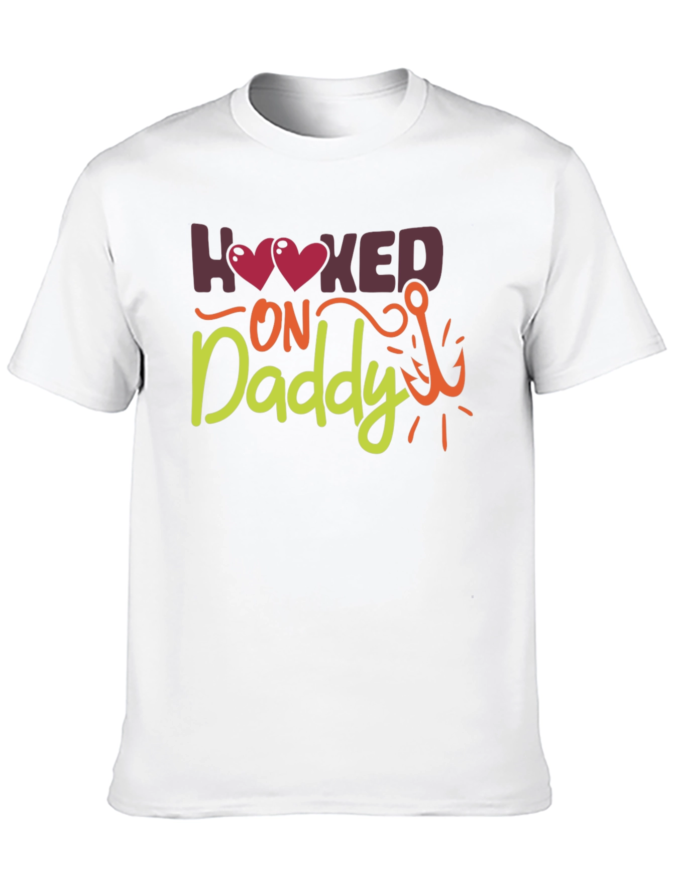 Hooked on Daddy Fishing T-Shirt