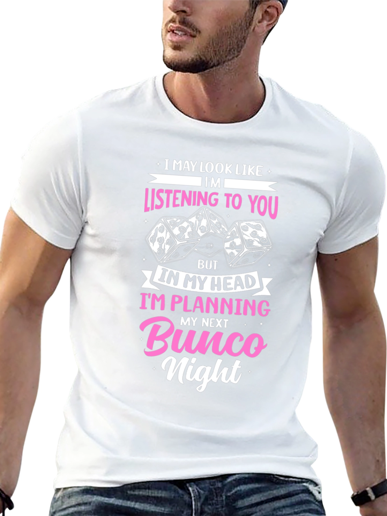 Bunco Night T-Shirt - Funny Dice Game Tee