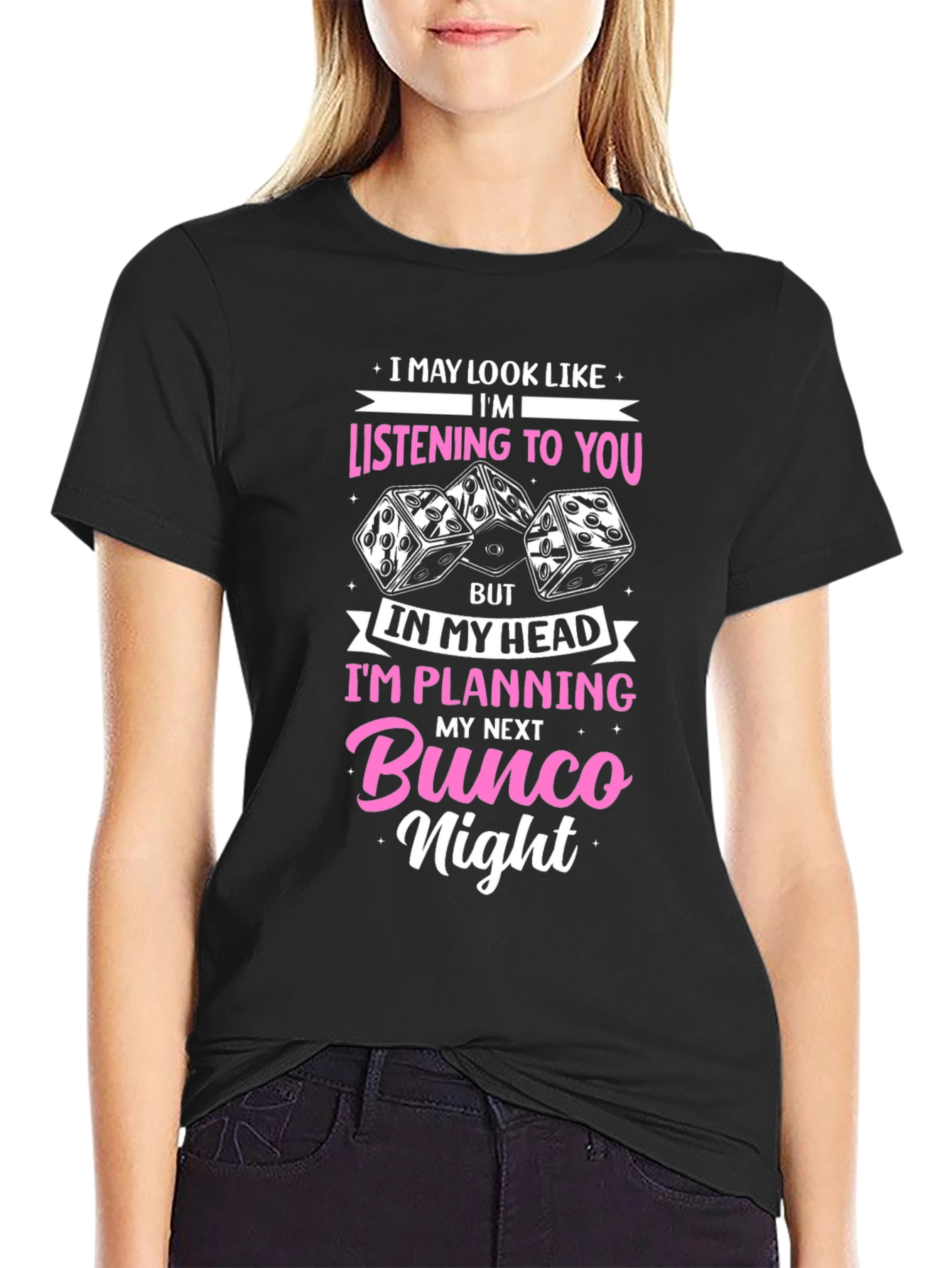 Bunco Night T-Shirt - Funny Dice Game Tee