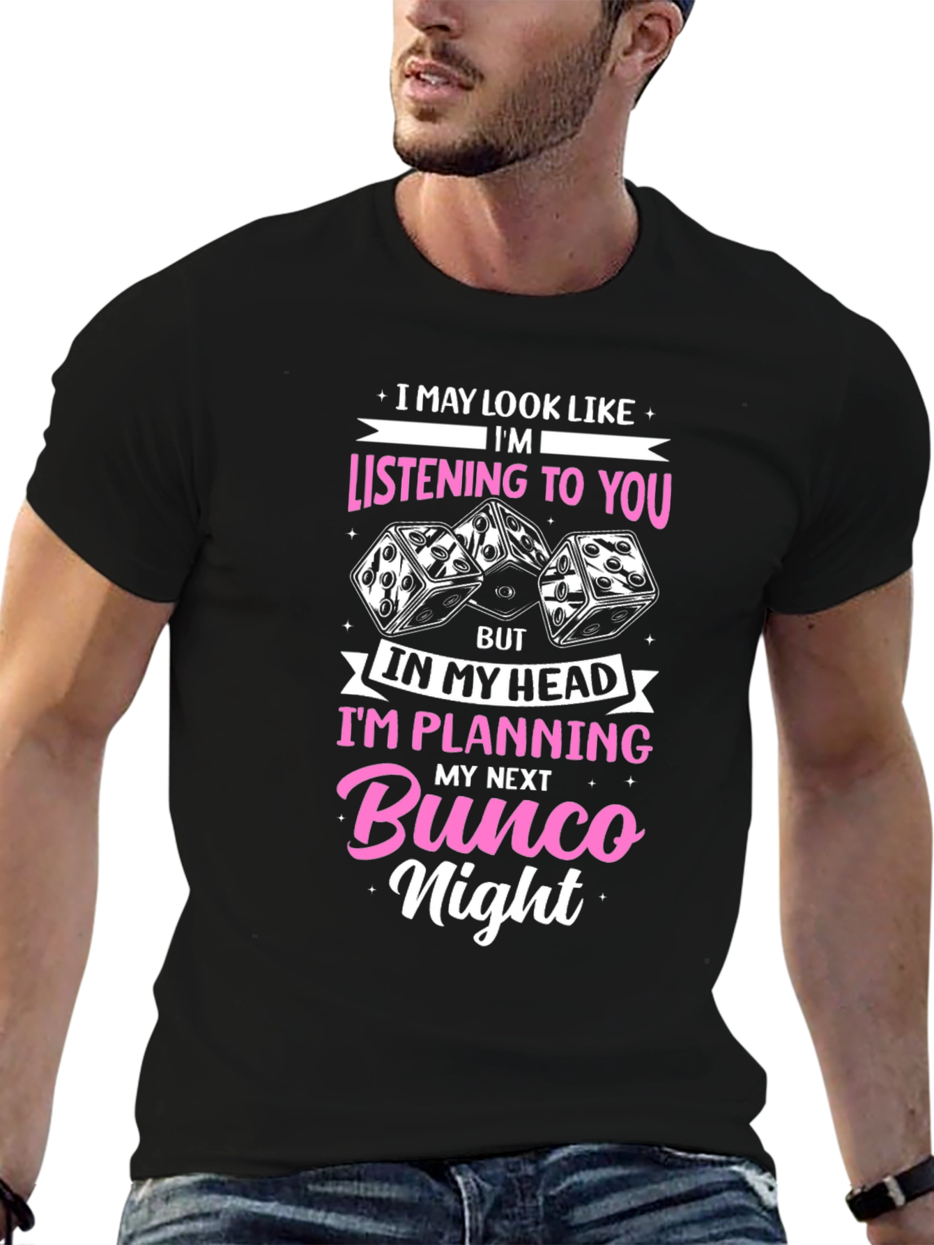 Bunco Night T-Shirt - Funny Dice Game Tee