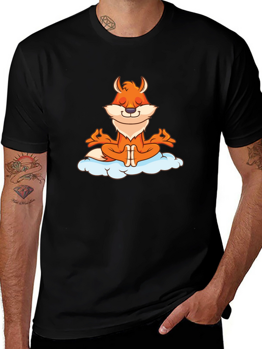 Meditating Fox Graphic Tee