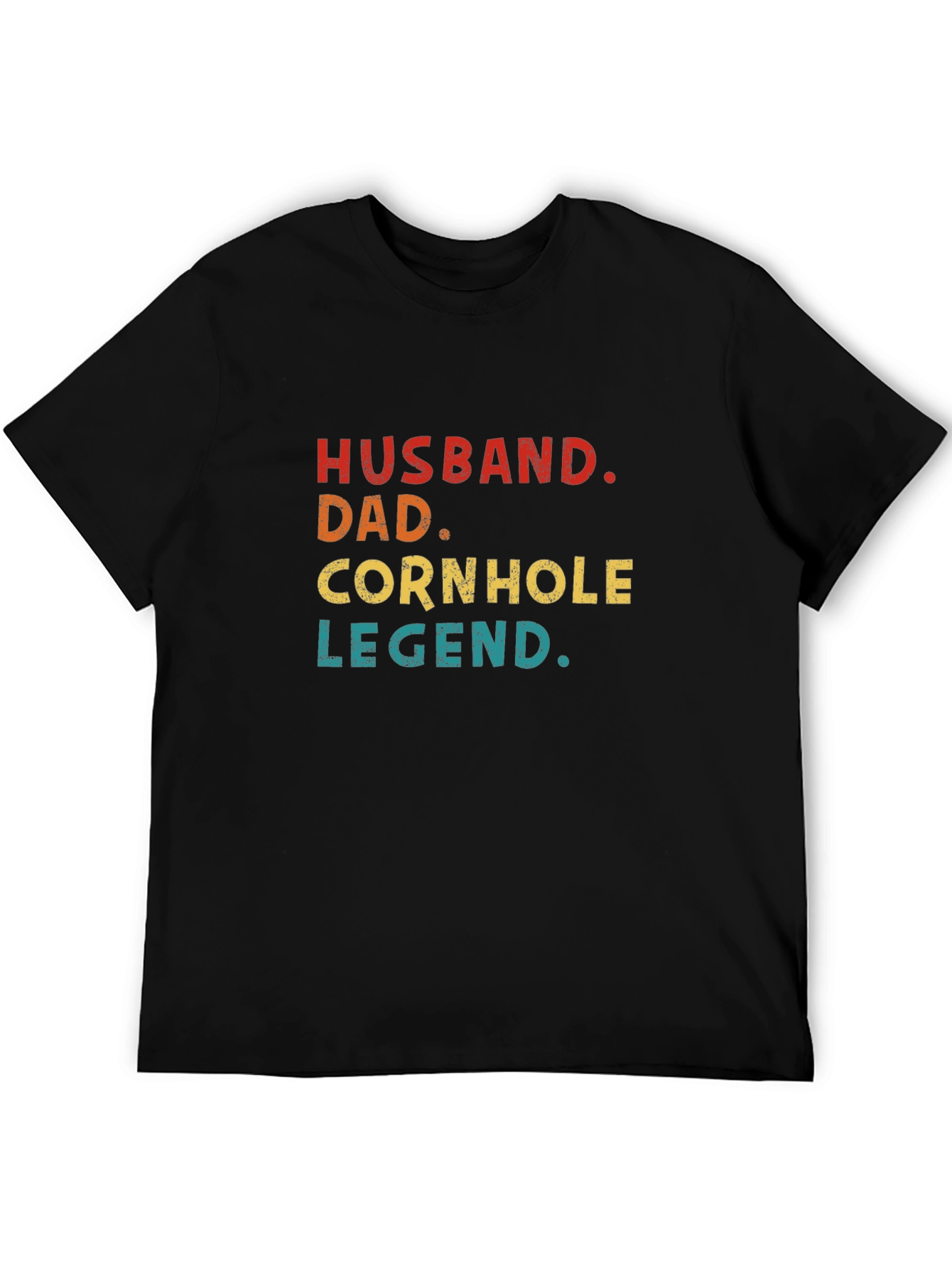 Husband Dad Cornhole Legend Graphic T-Shirt