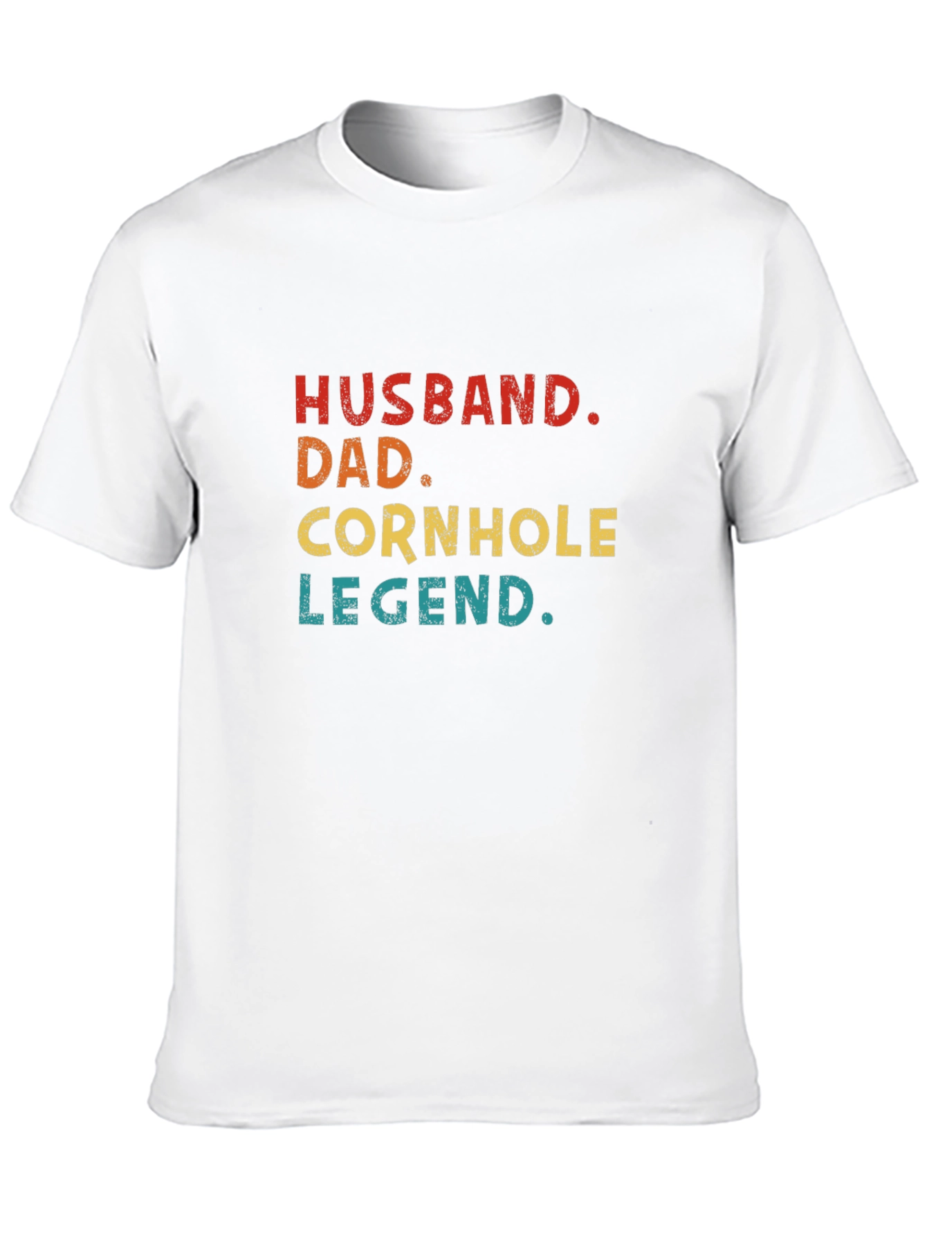 Husband Dad Cornhole Legend Graphic T-Shirt