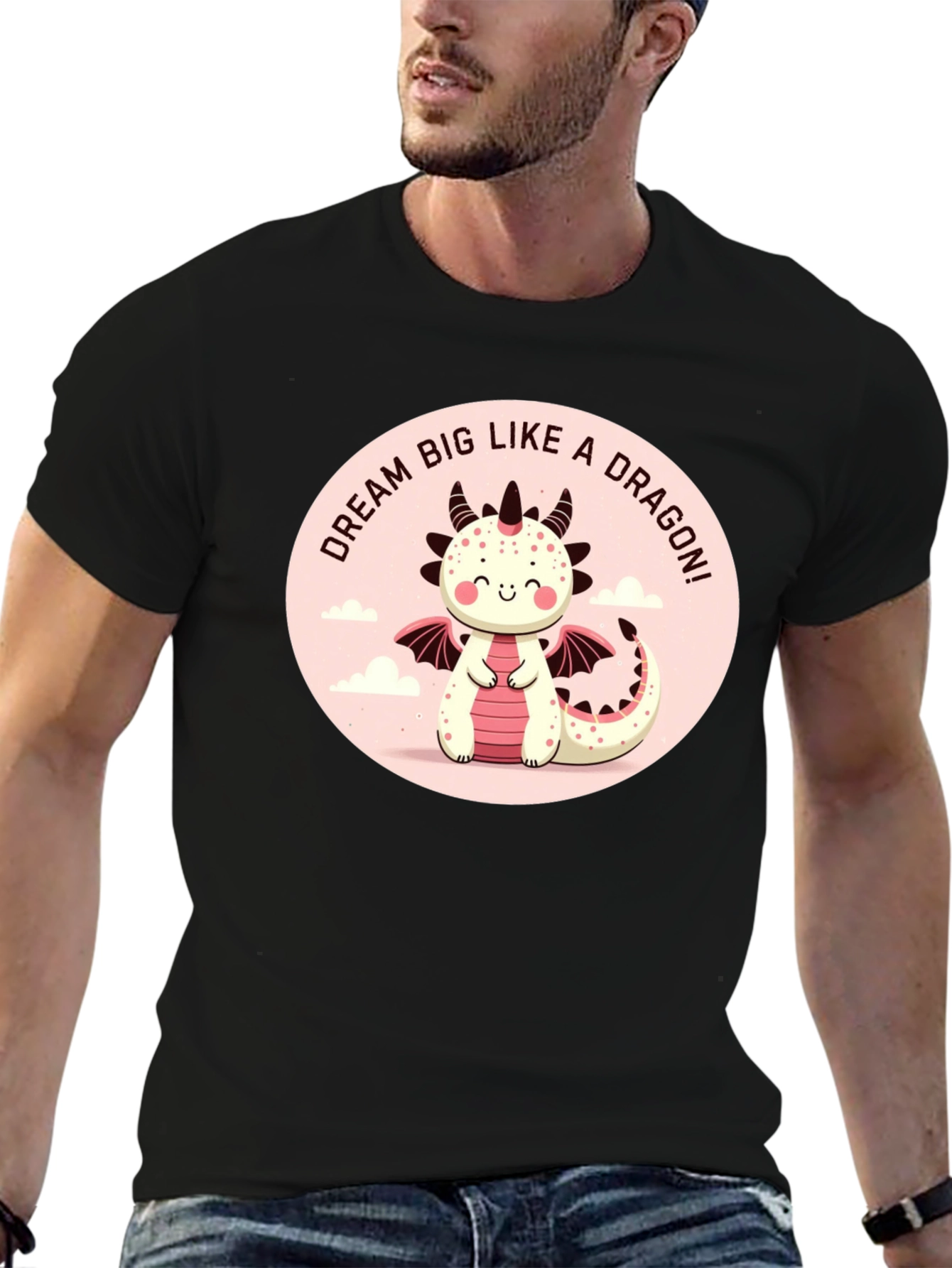 Dream Big Dragon Graphic Tee