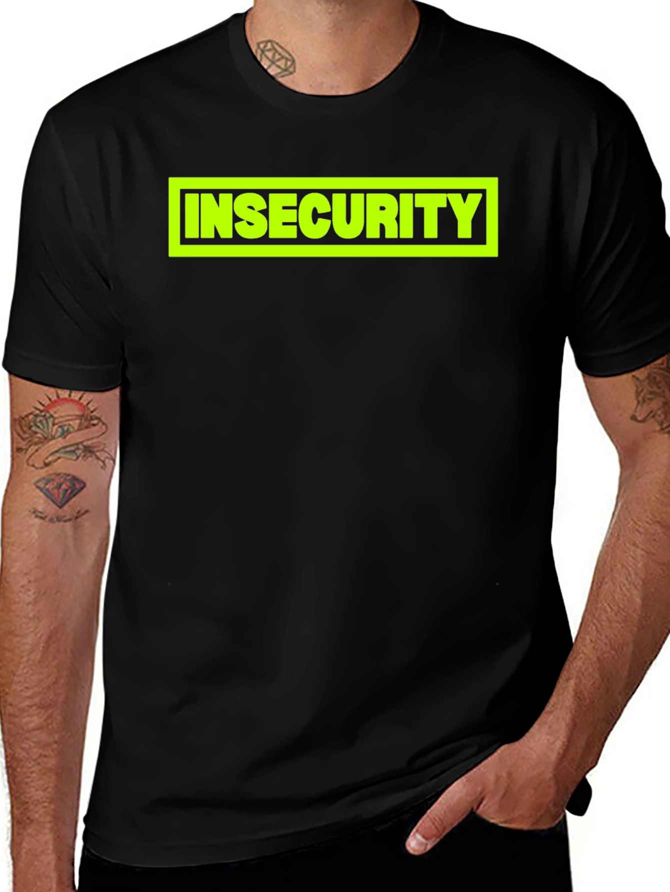 Insecurity Graphic Tee - Bold Statement Shirt