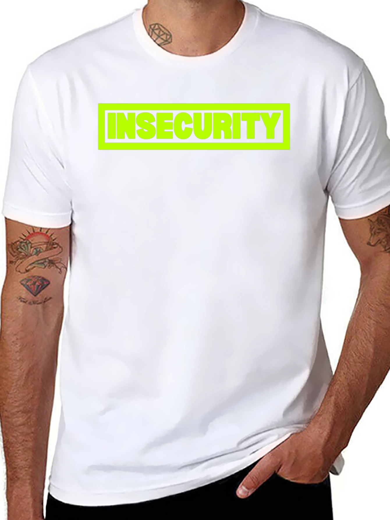 Insecurity Graphic Tee - Bold Statement Shirt