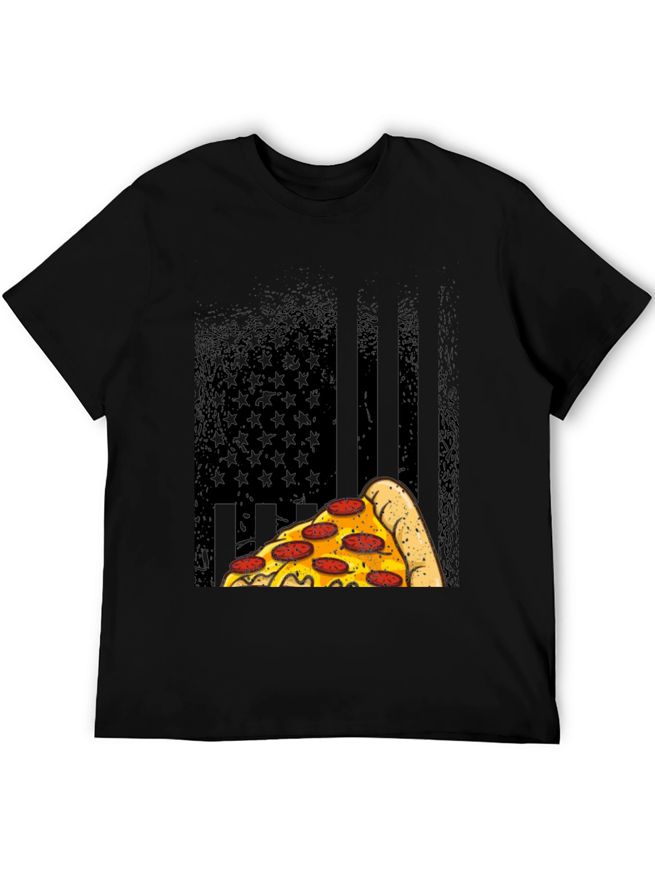 Pizza Flag Graphic T-Shirt