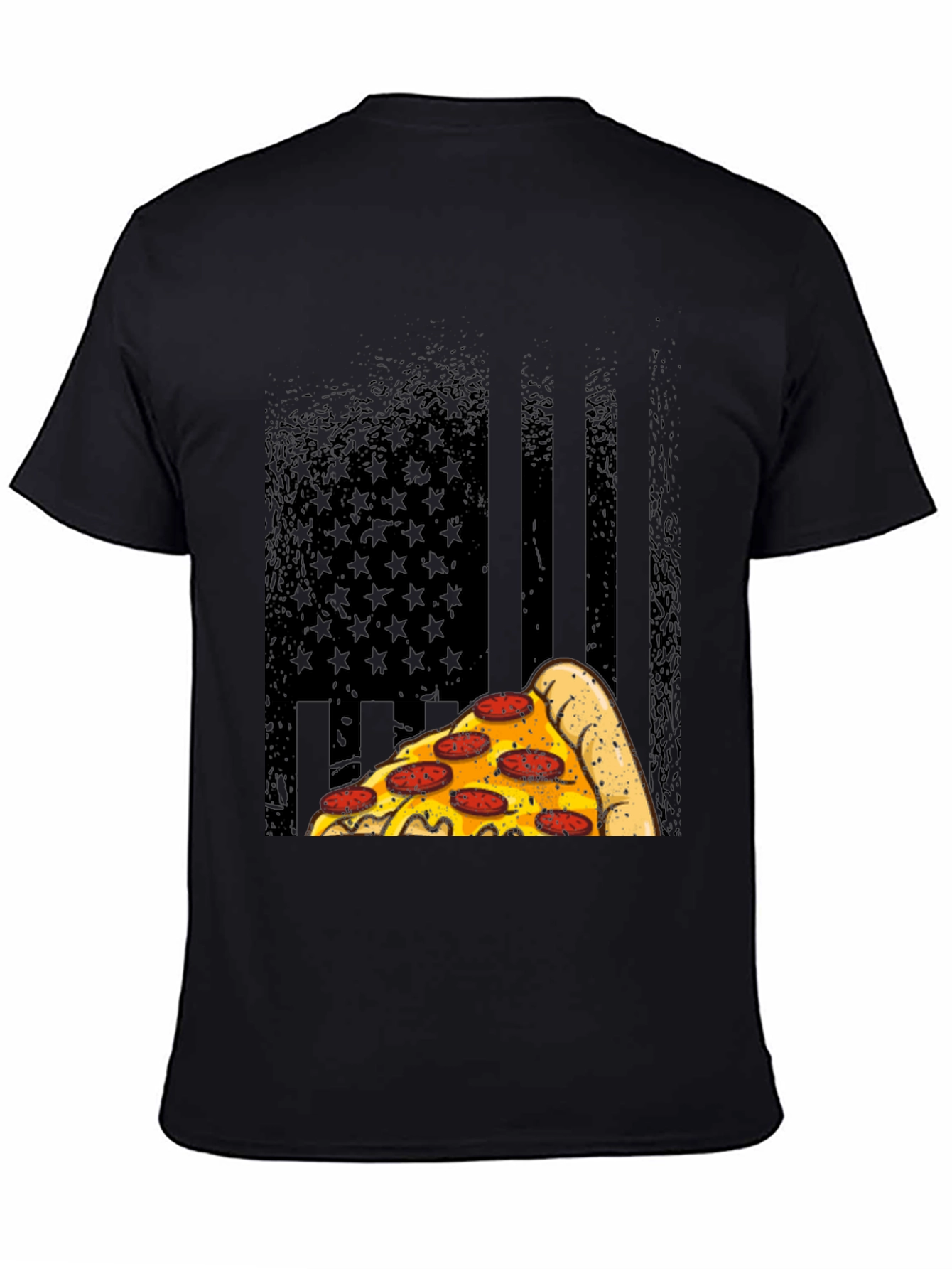 Pizza Flag Graphic T-Shirt