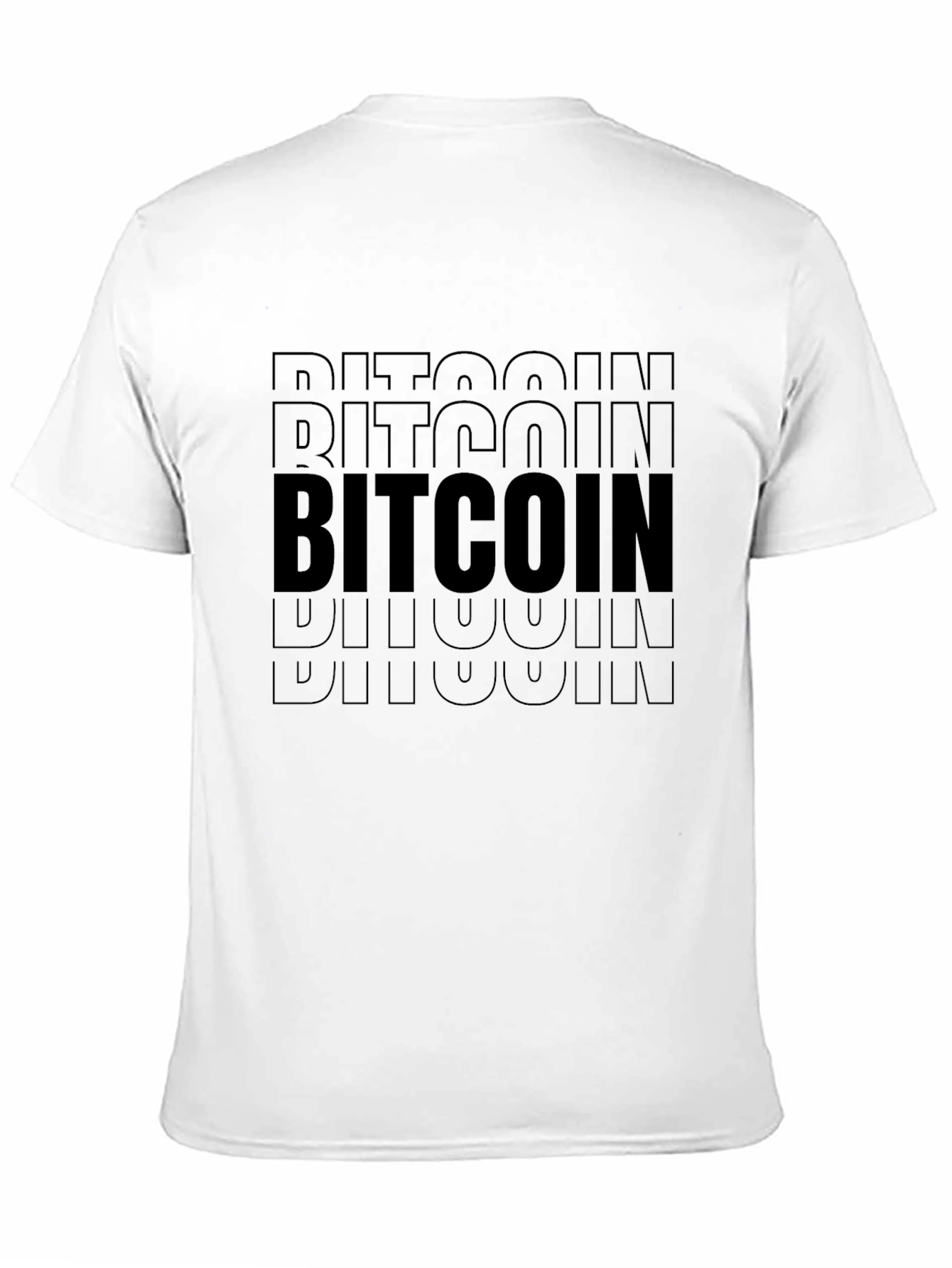 Bitcoin Crypto Black Graphic Tee