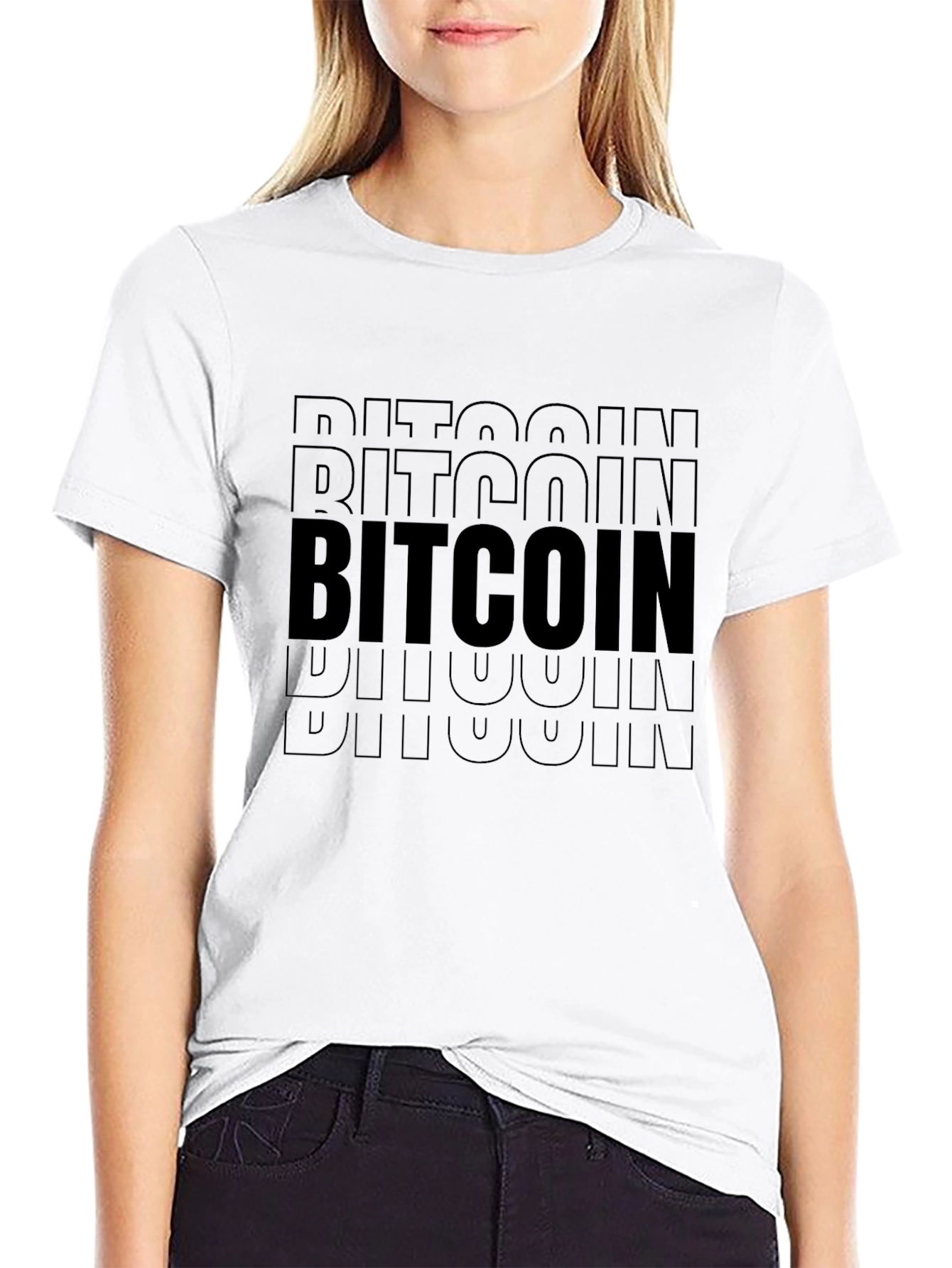 Bitcoin Crypto Black Graphic Tee