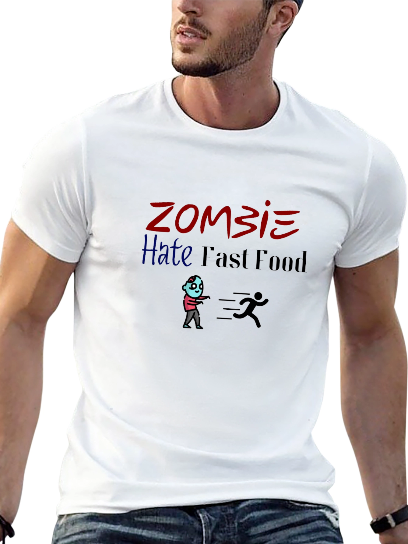 Zombie Hate Fast Food T-Shirt