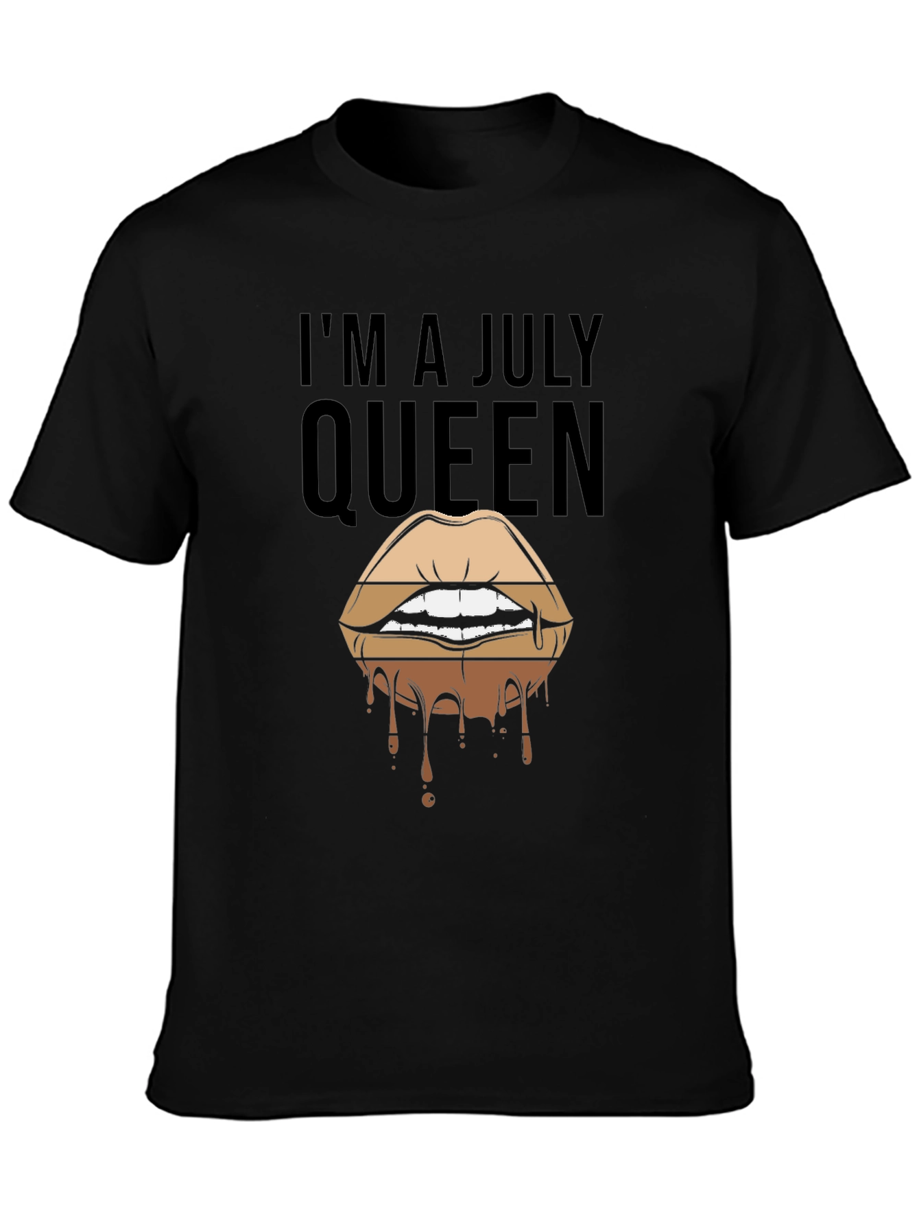 Im A July Queen Lips Graphic Tee
