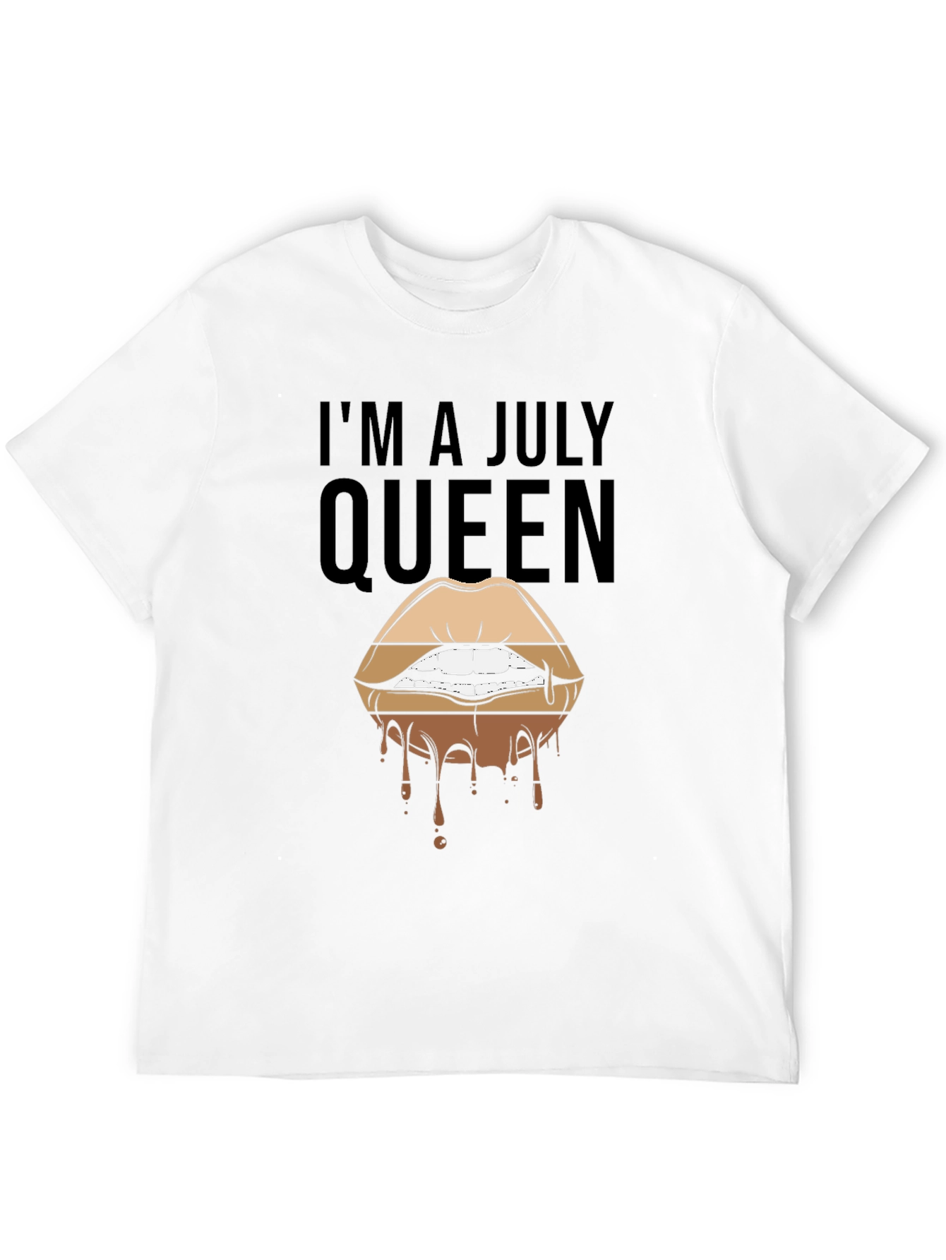 Im A July Queen Lips Graphic Tee