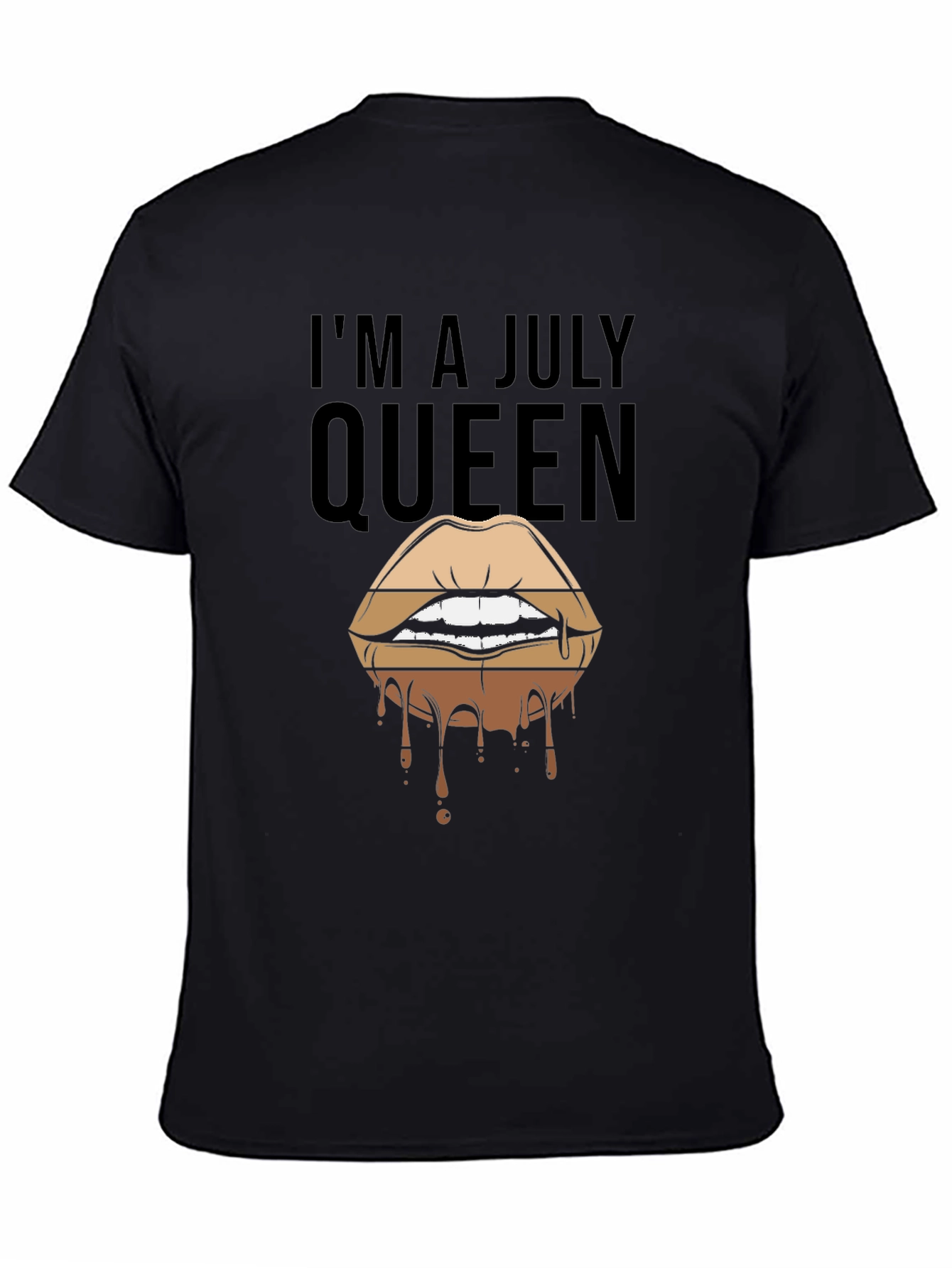 Im A July Queen Lips Graphic Tee