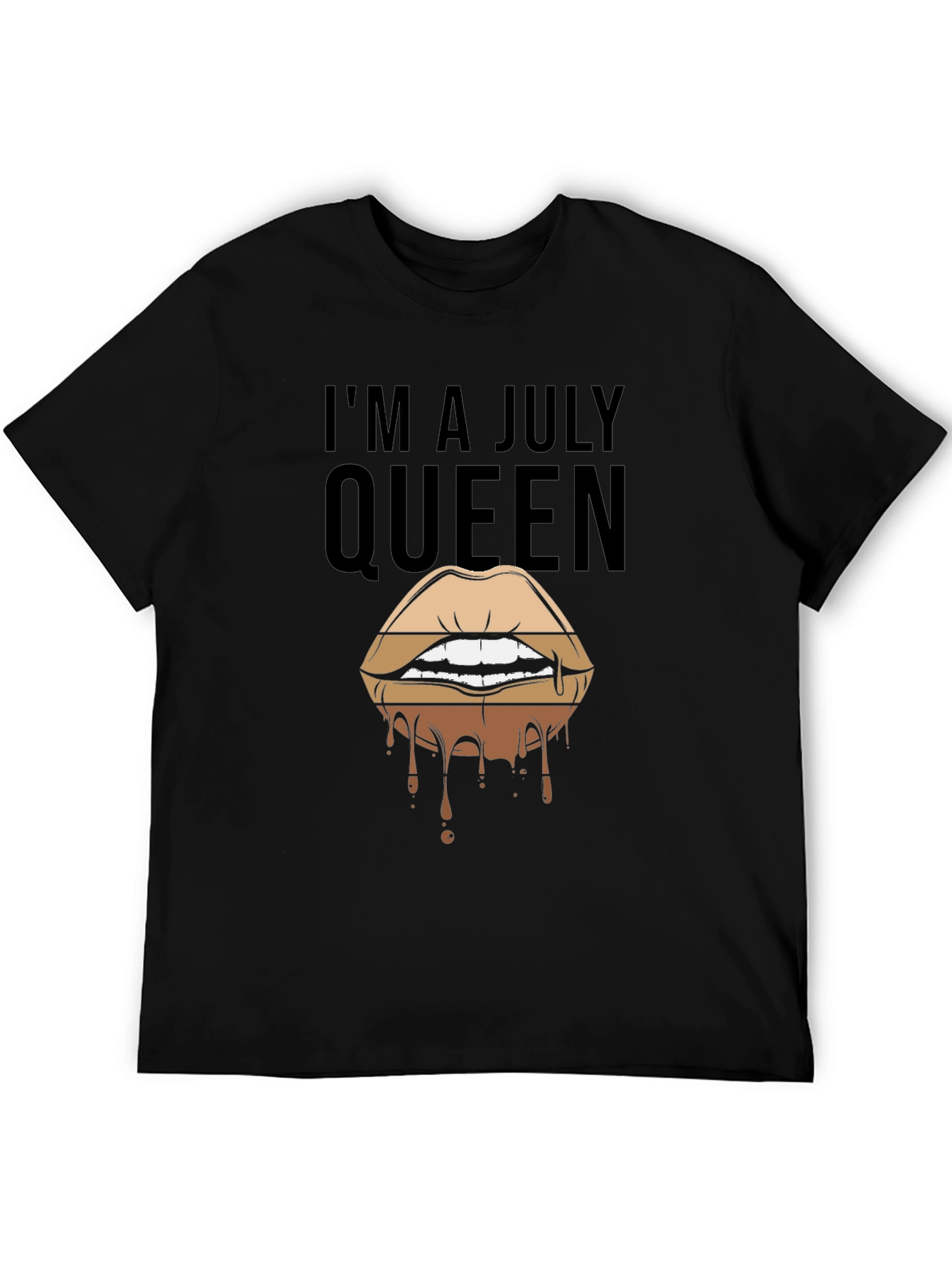 Im A July Queen Lips Graphic Tee
