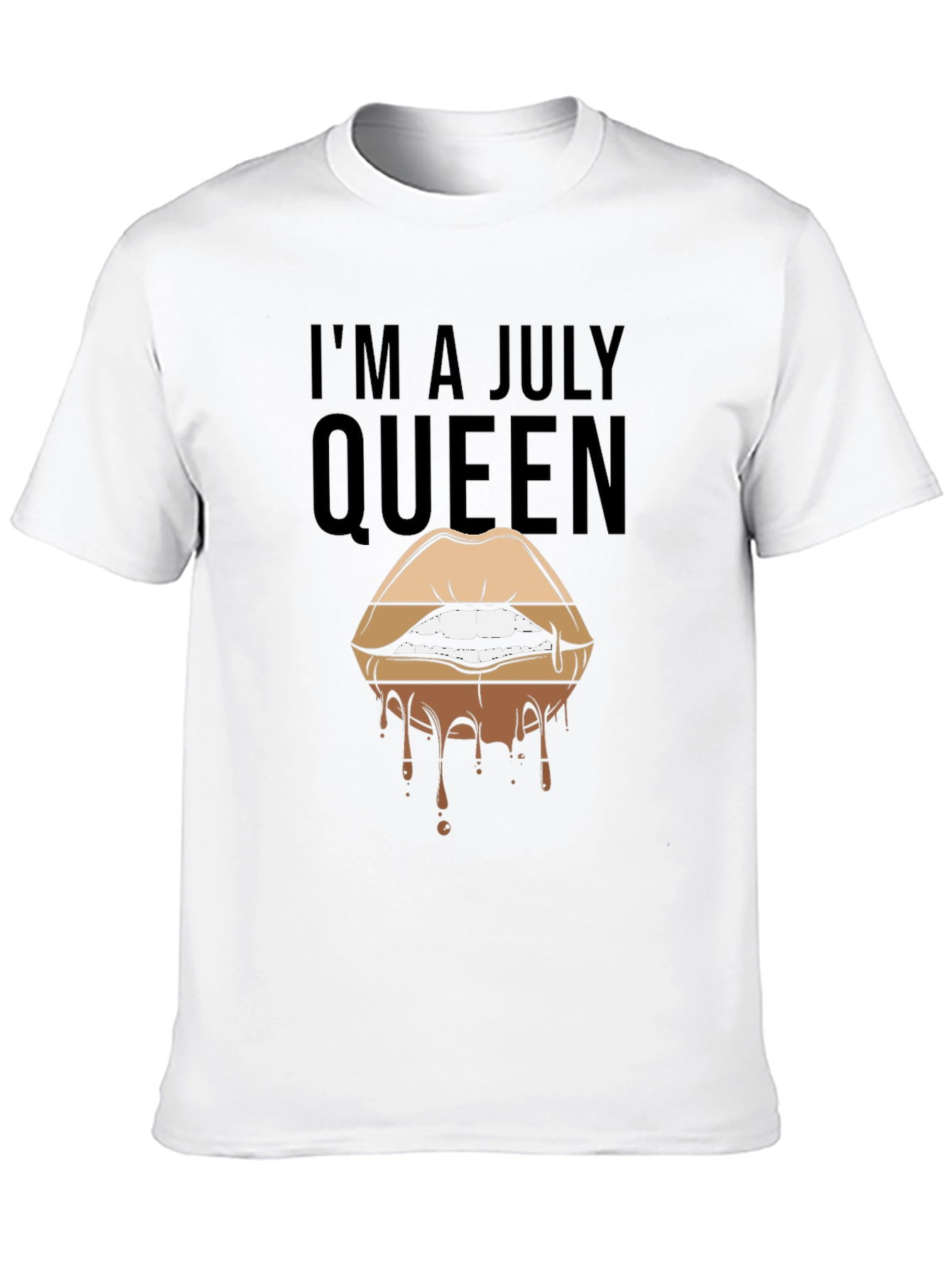 Im A July Queen Lips Graphic Tee