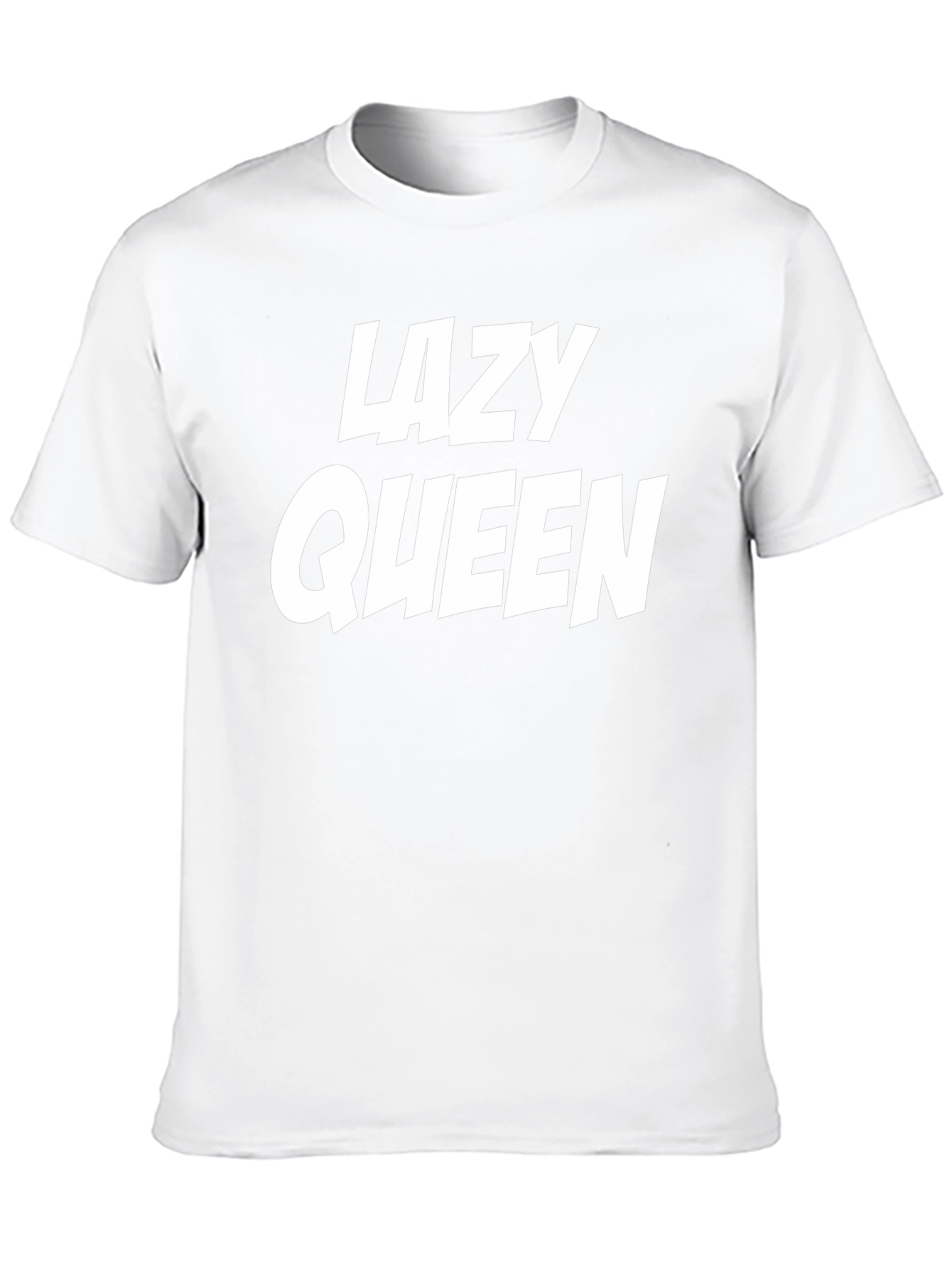 Lazy Queen Graphic Tee - Black T-Shirt