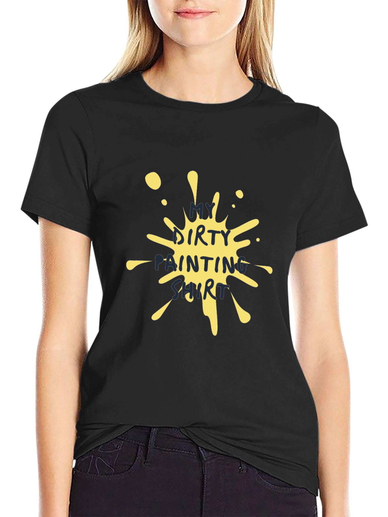 Dirty Painting Shirt - Unique Artistic T-Shirt