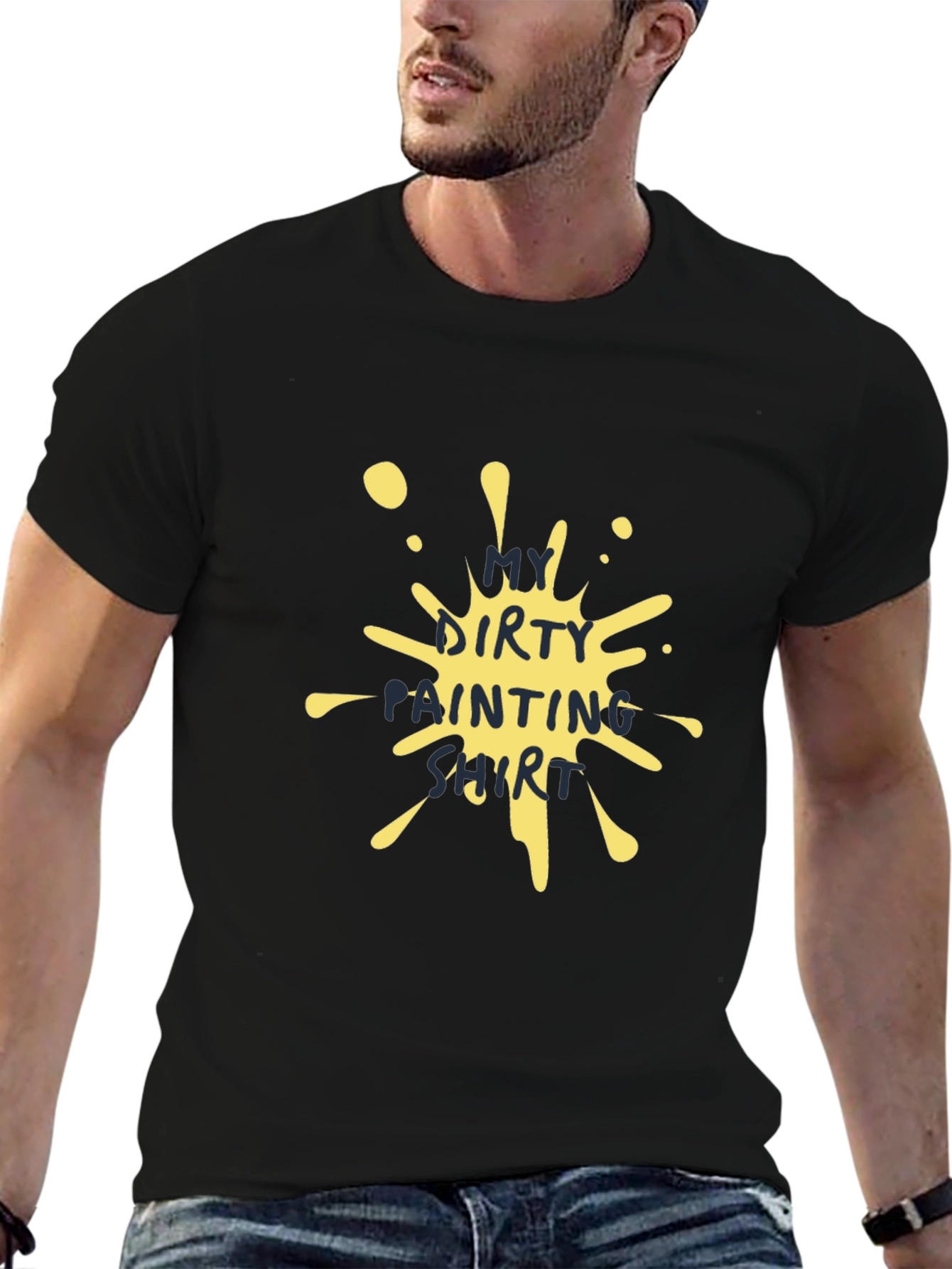 Dirty Painting Shirt - Unique Artistic T-Shirt
