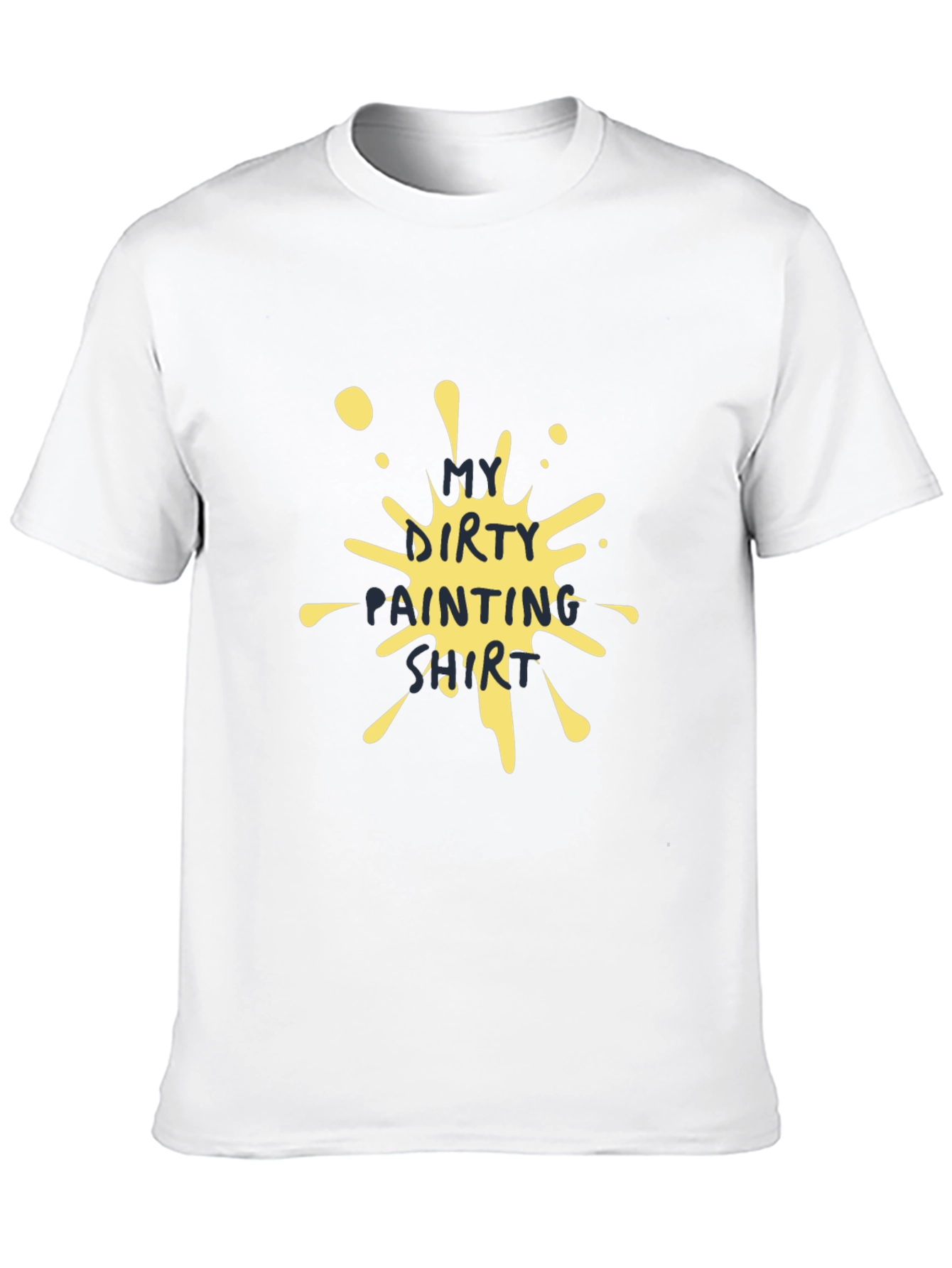Dirty Painting Shirt - Unique Artistic T-Shirt