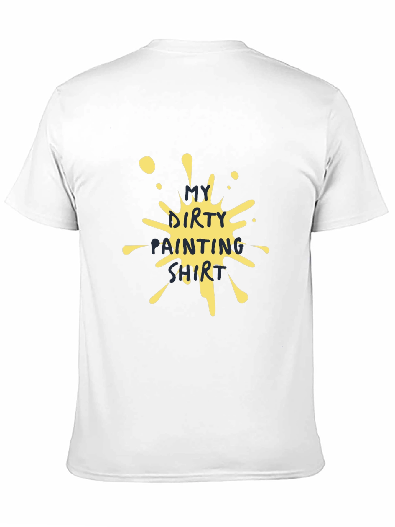 Dirty Painting Shirt - Unique Artistic T-Shirt