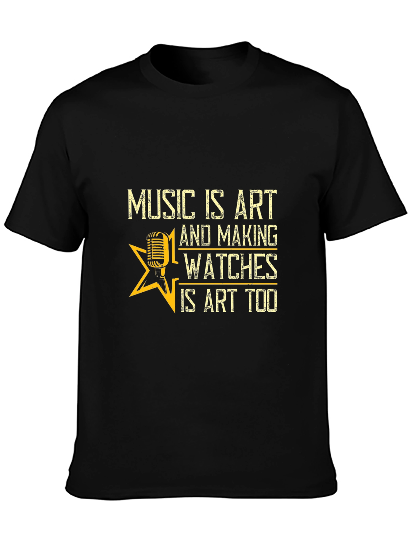 Music and Watches are Art T-Shirt
