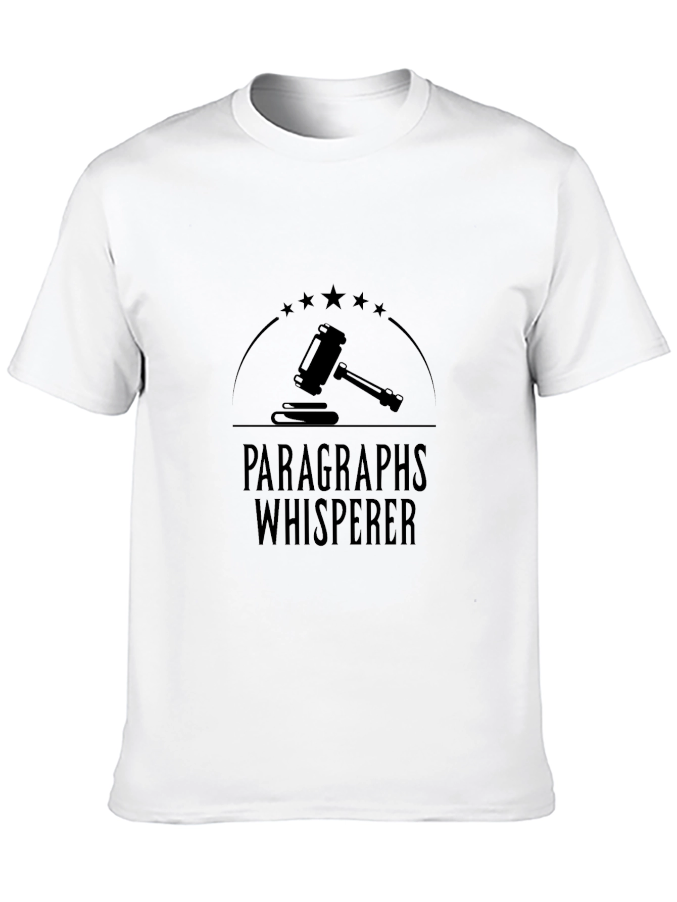 Paragraphs Whisperer Black T-Shirt