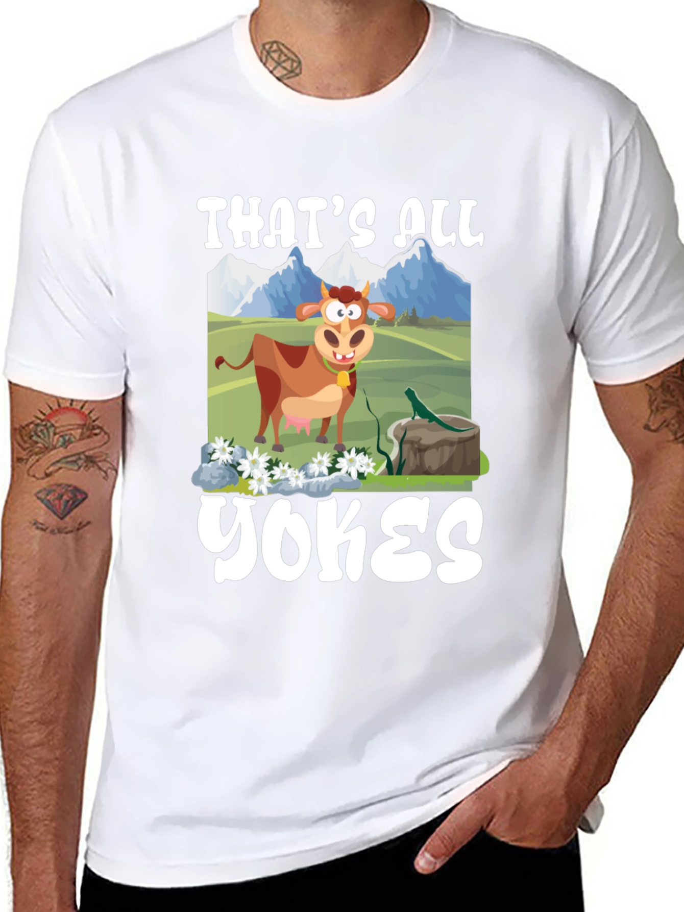Funny Thats All Yokes Graphic T-Shirt