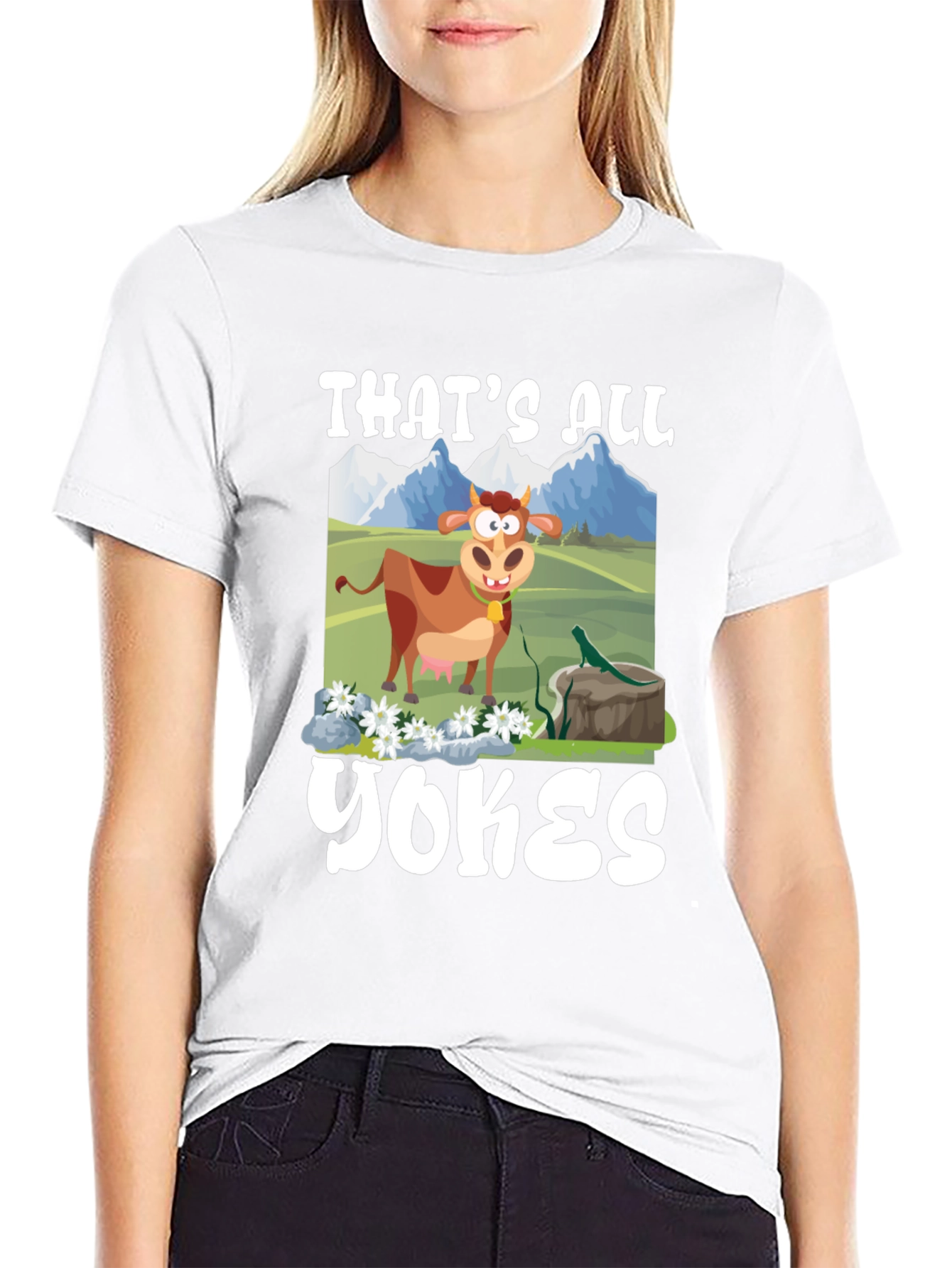 Funny Thats All Yokes Graphic T-Shirt