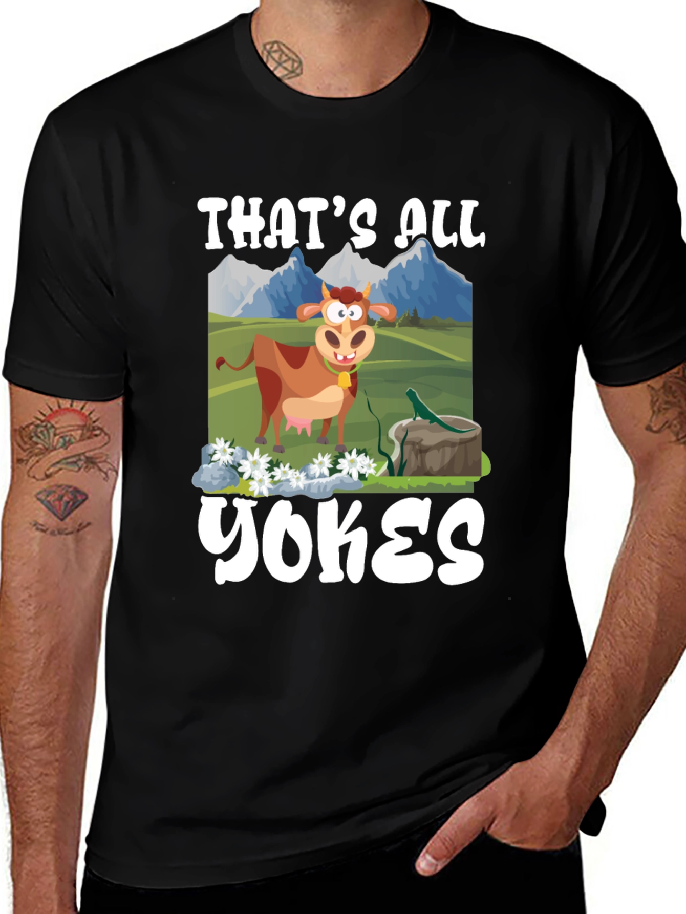 Funny Thats All Yokes Graphic T-Shirt