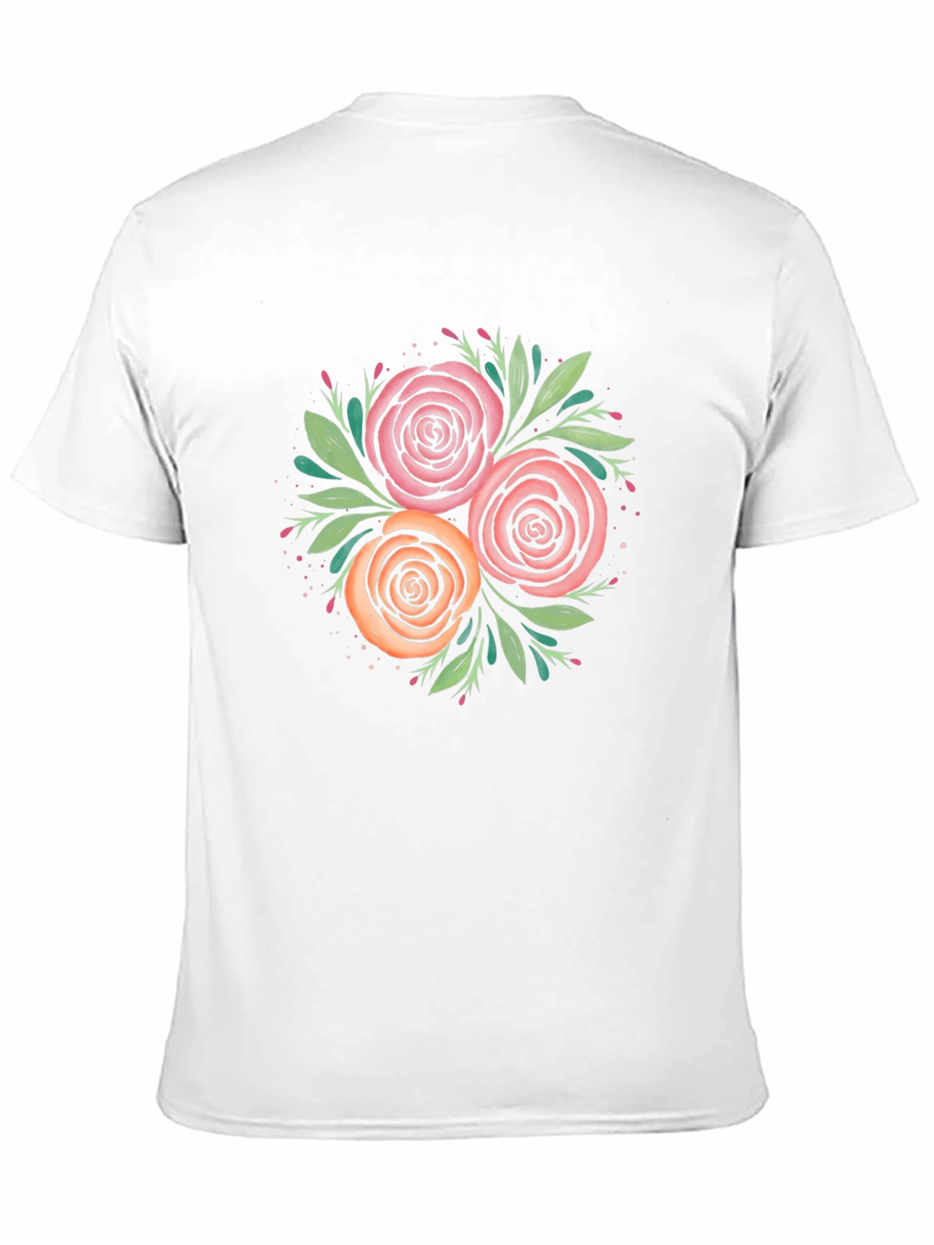 Floral T-Shirt - Roses Graphic Tee