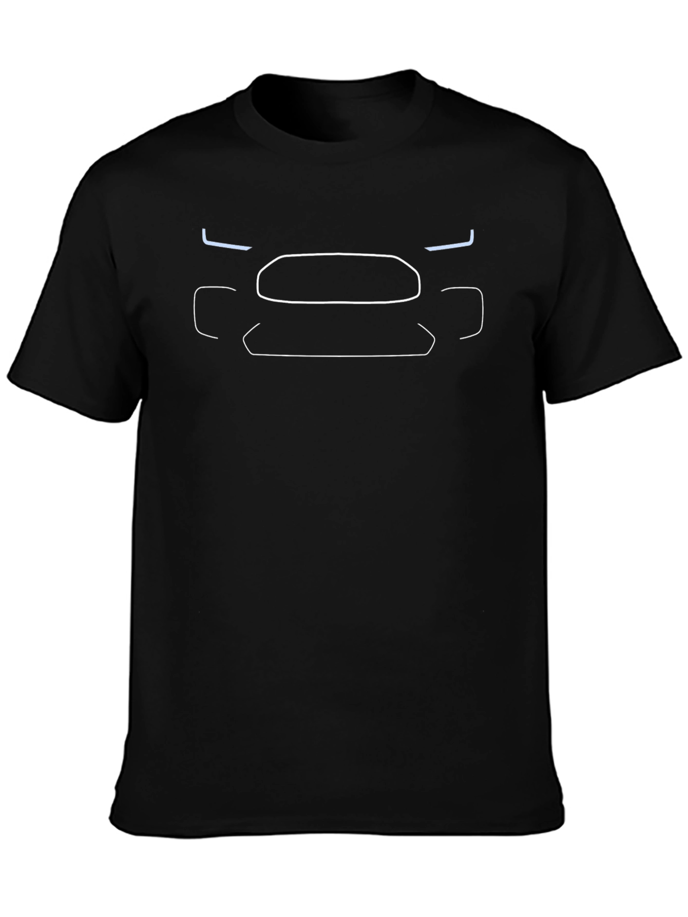 Car Outline Graphic T-Shirt