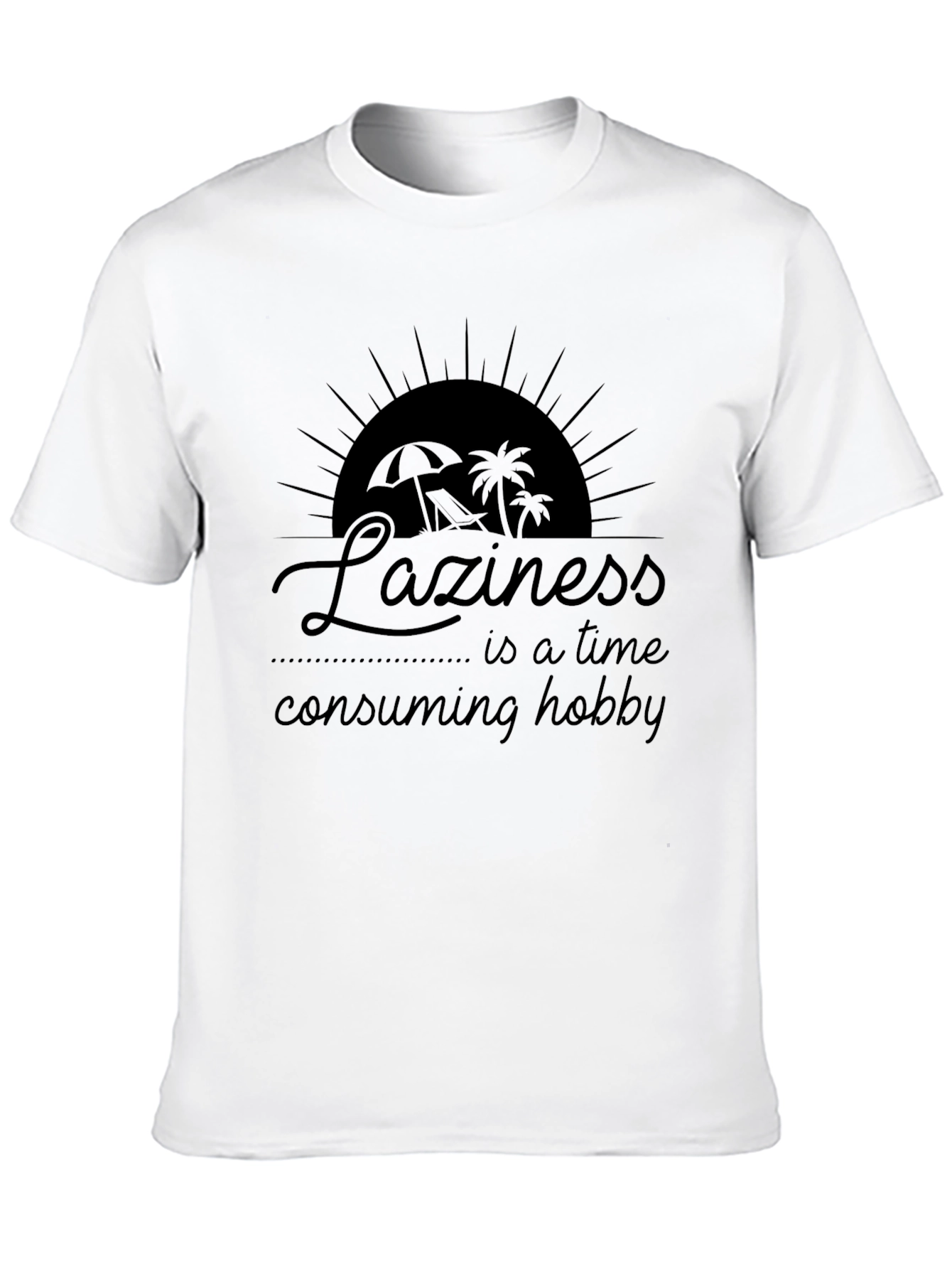 Laziness Hobby Graphic T-Shirt