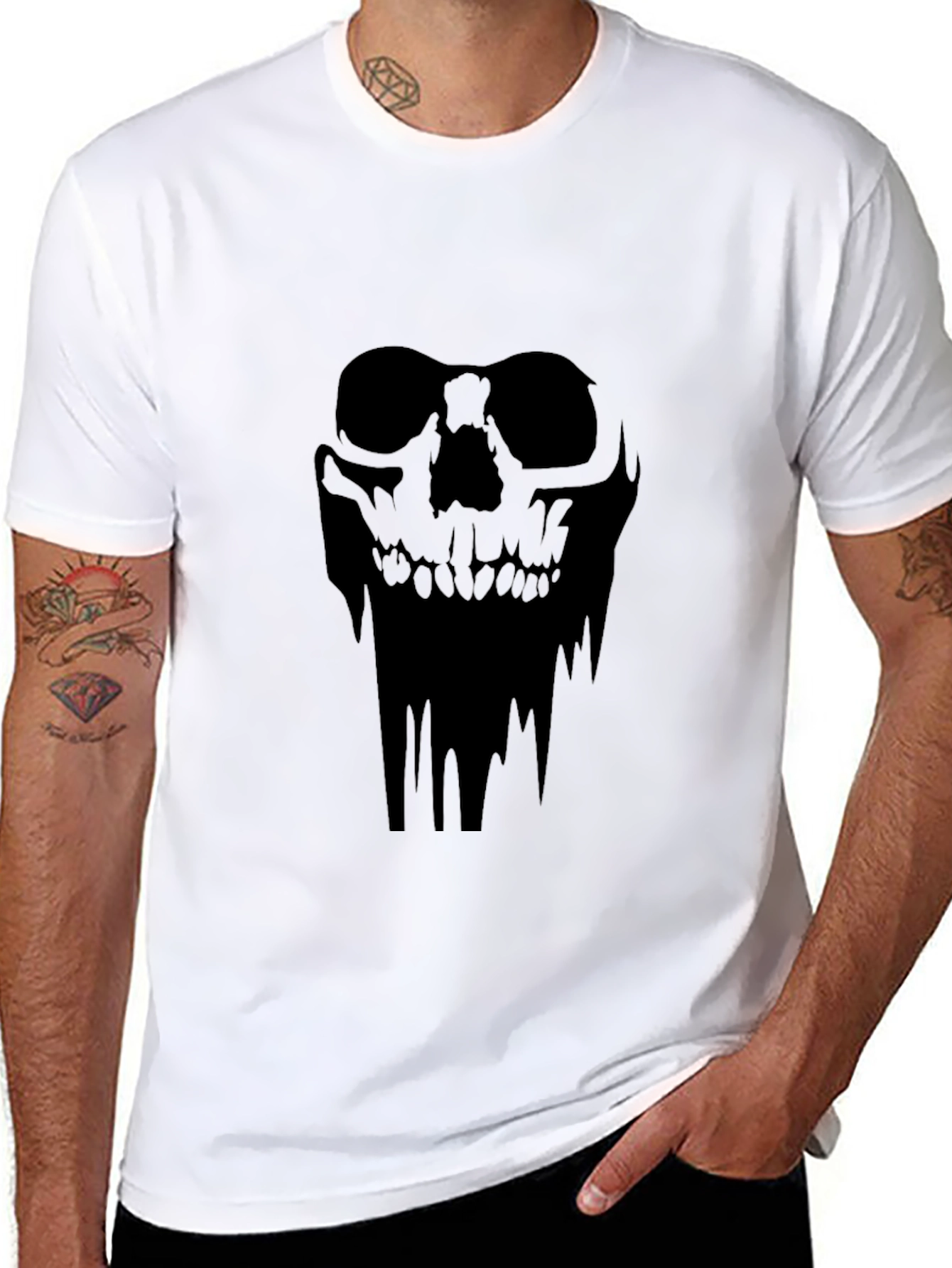 Skull Graphic Black T-Shirt