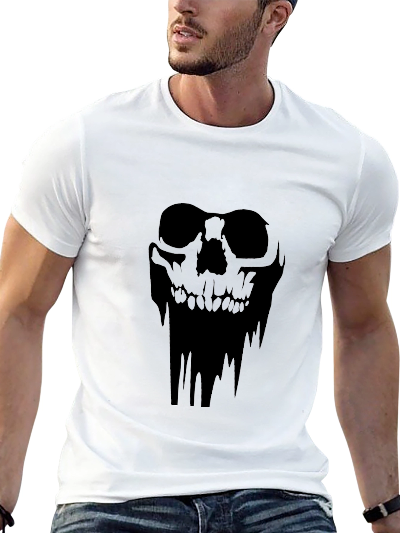 Skull Graphic Black T-Shirt
