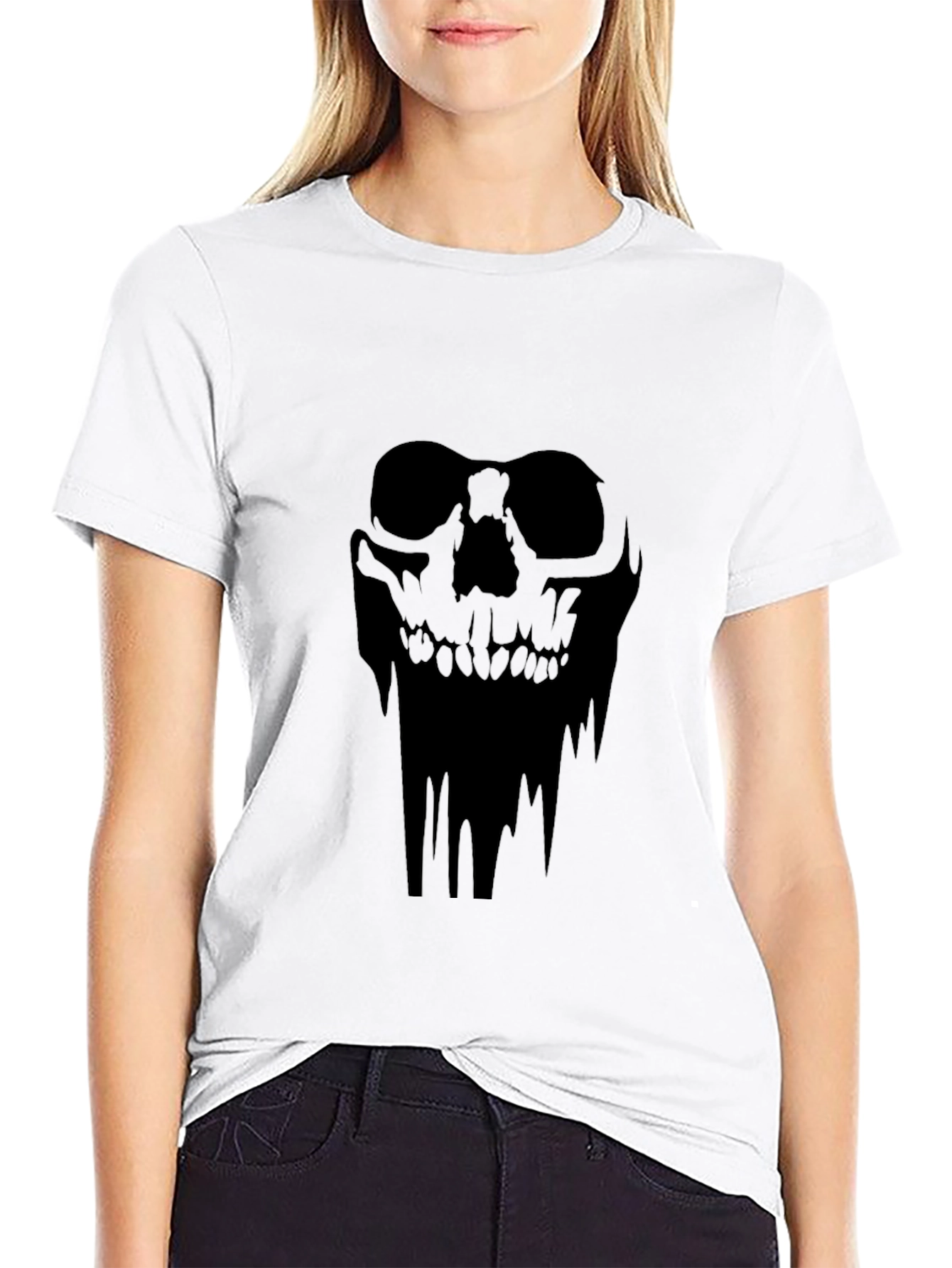 Skull Graphic Black T-Shirt