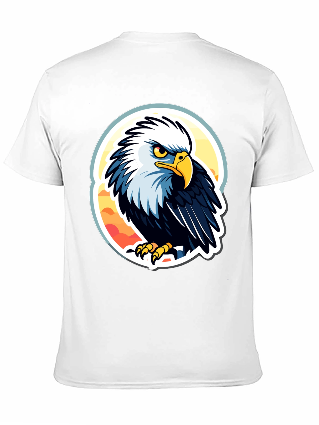 Bald Eagle Graphic T-Shirt - Patriotic Design
