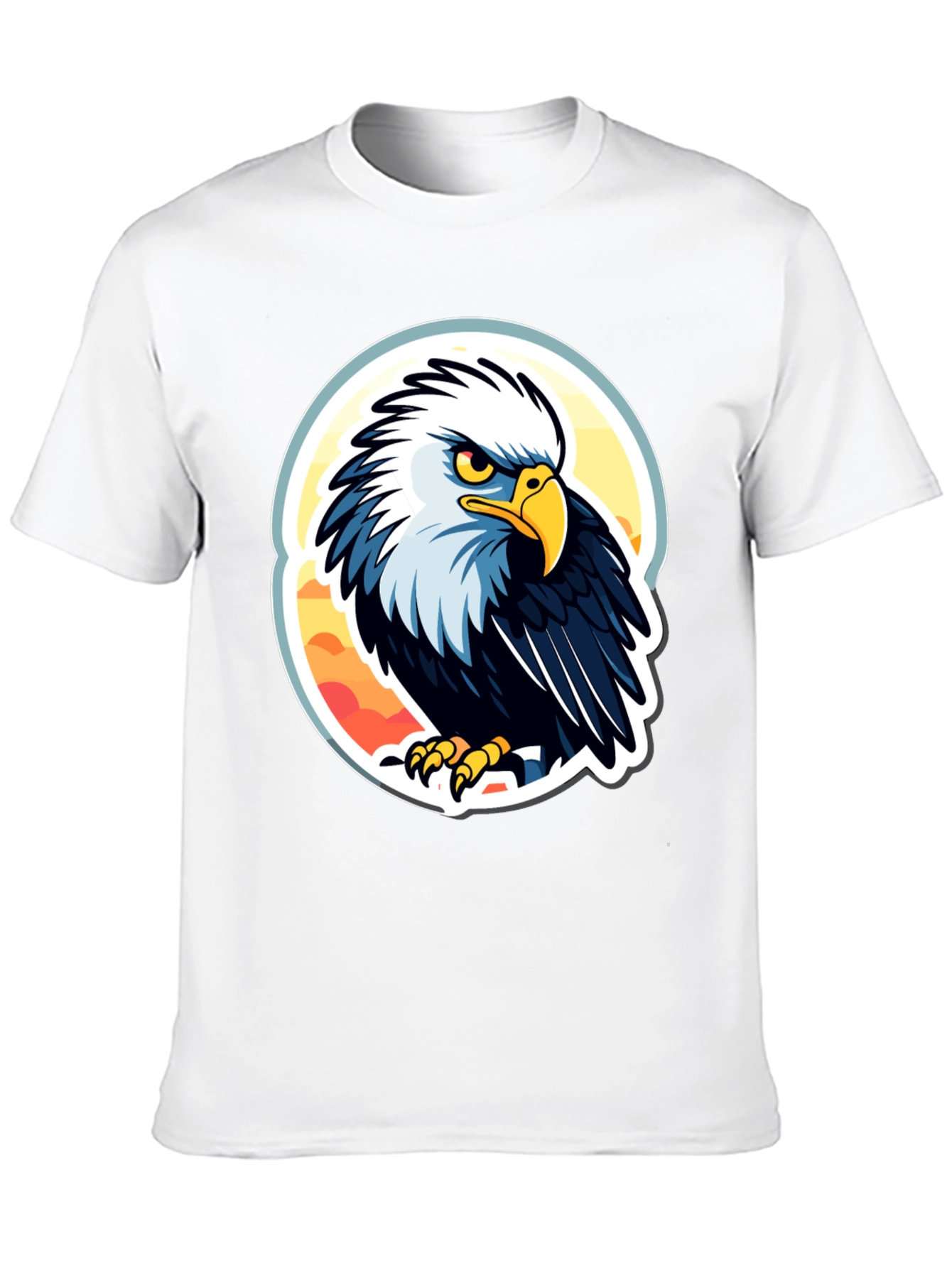 Bald Eagle Graphic T-Shirt - Patriotic Design
