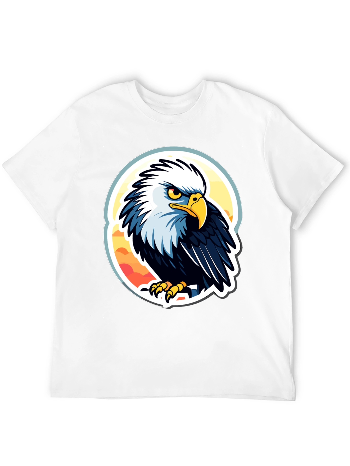 Bald Eagle Graphic T-Shirt - Patriotic Design