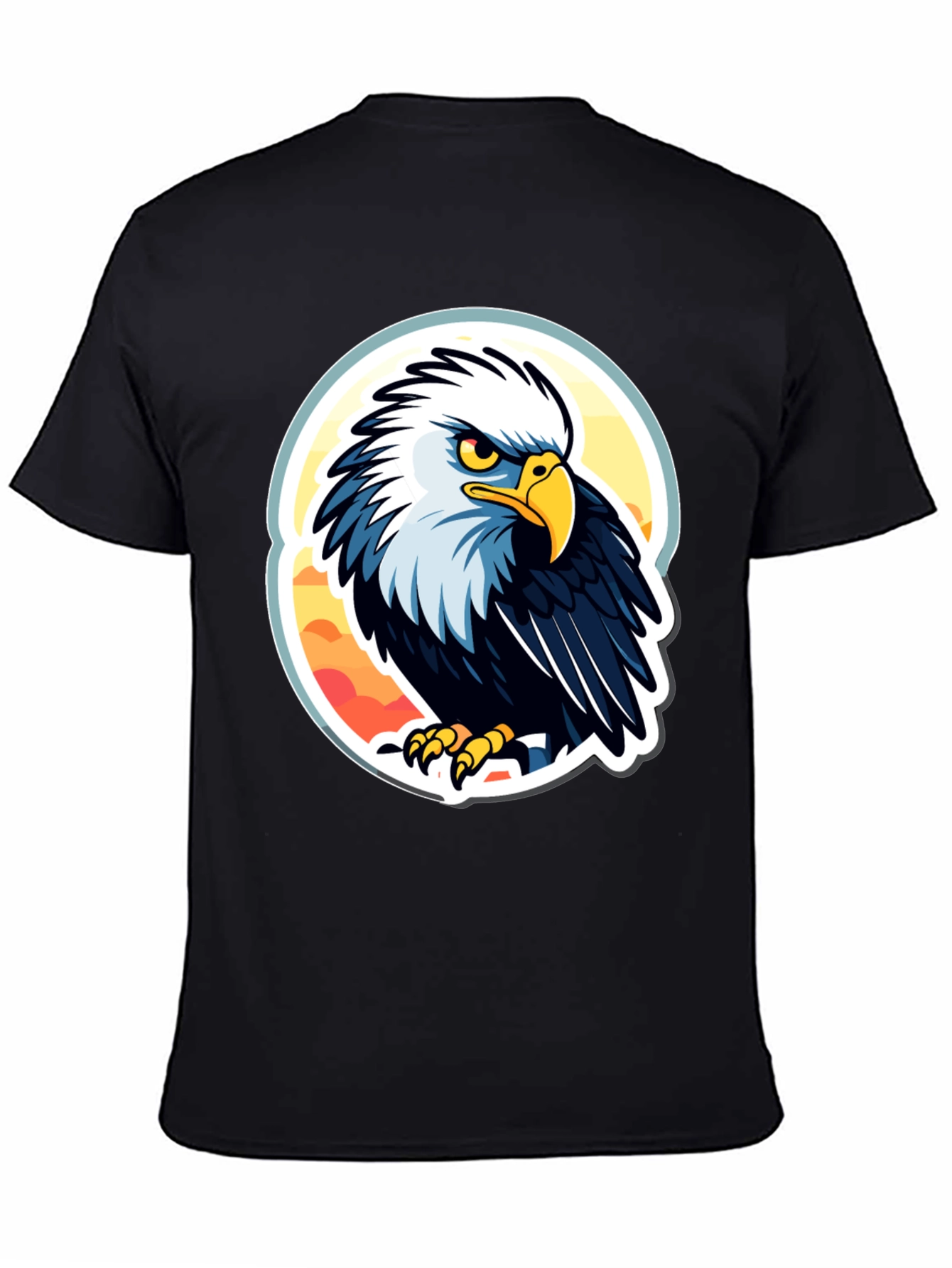 Bald Eagle Graphic T-Shirt - Patriotic Design
