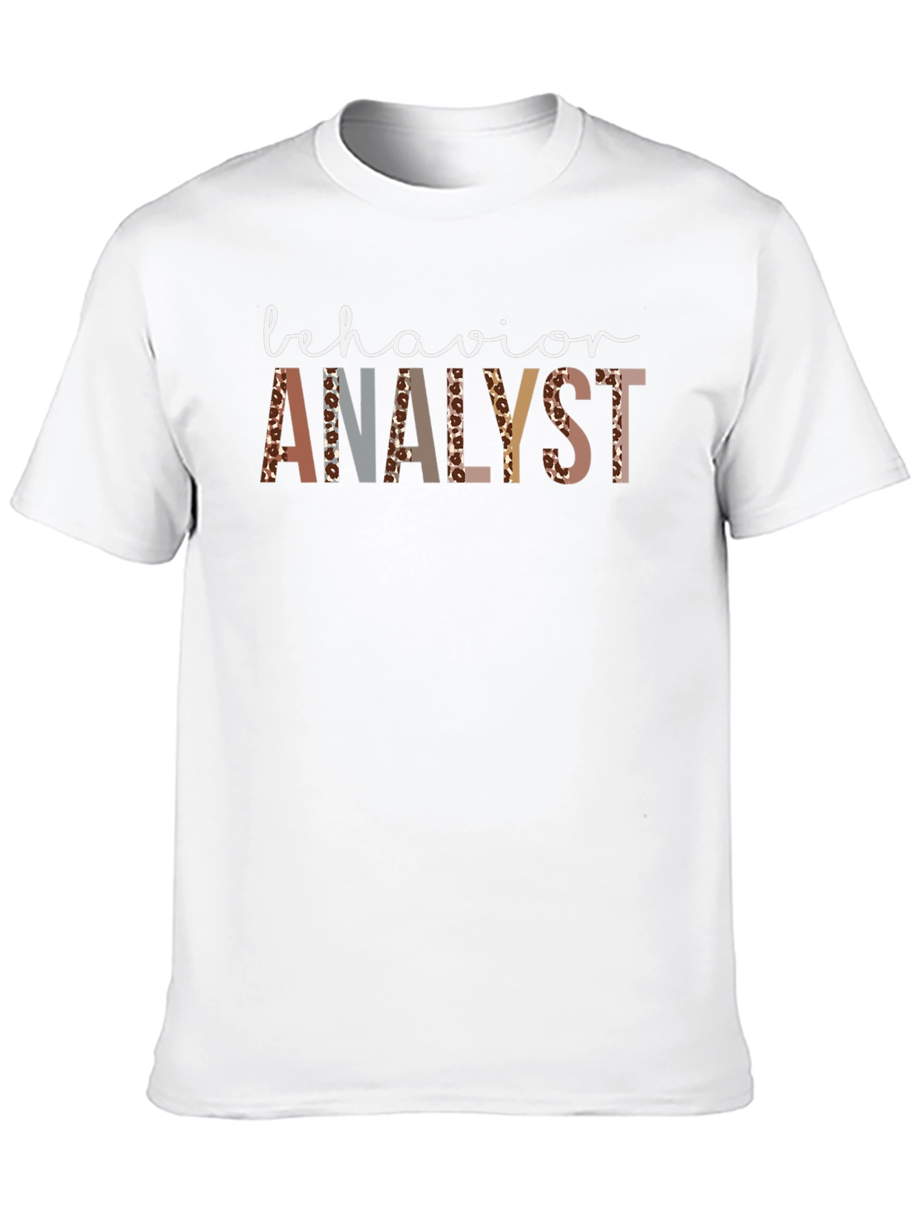 Behavior Analyst Leopard Print T-Shirt