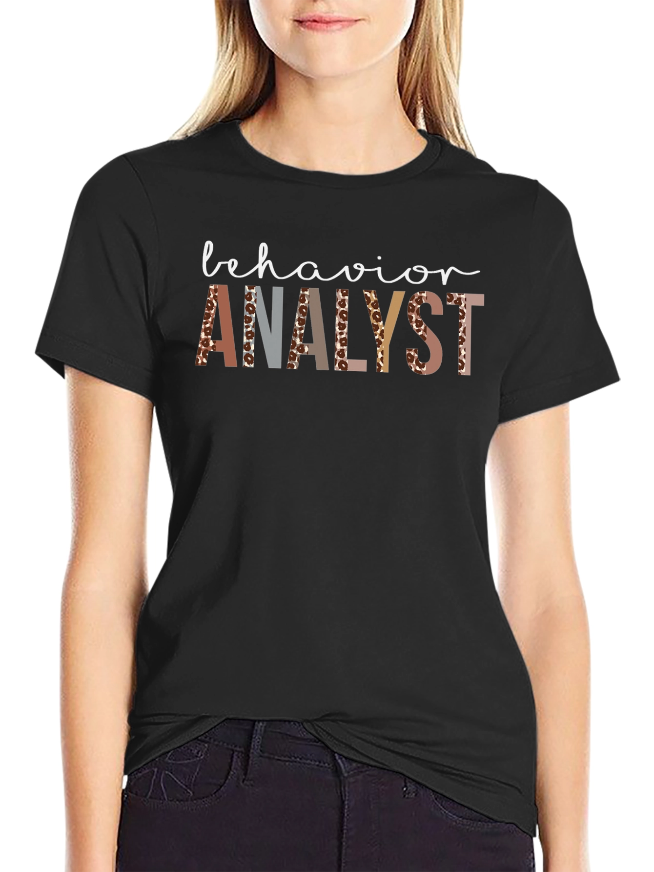 Behavior Analyst Leopard Print T-Shirt