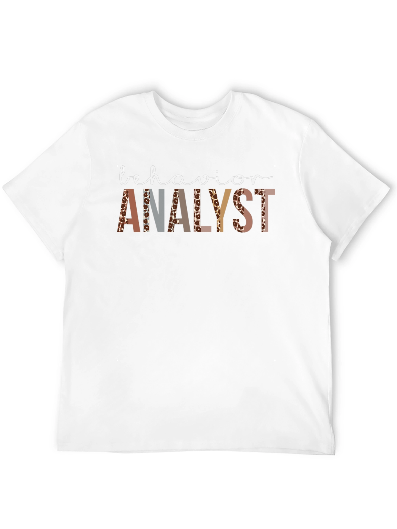 Behavior Analyst Leopard Print T-Shirt