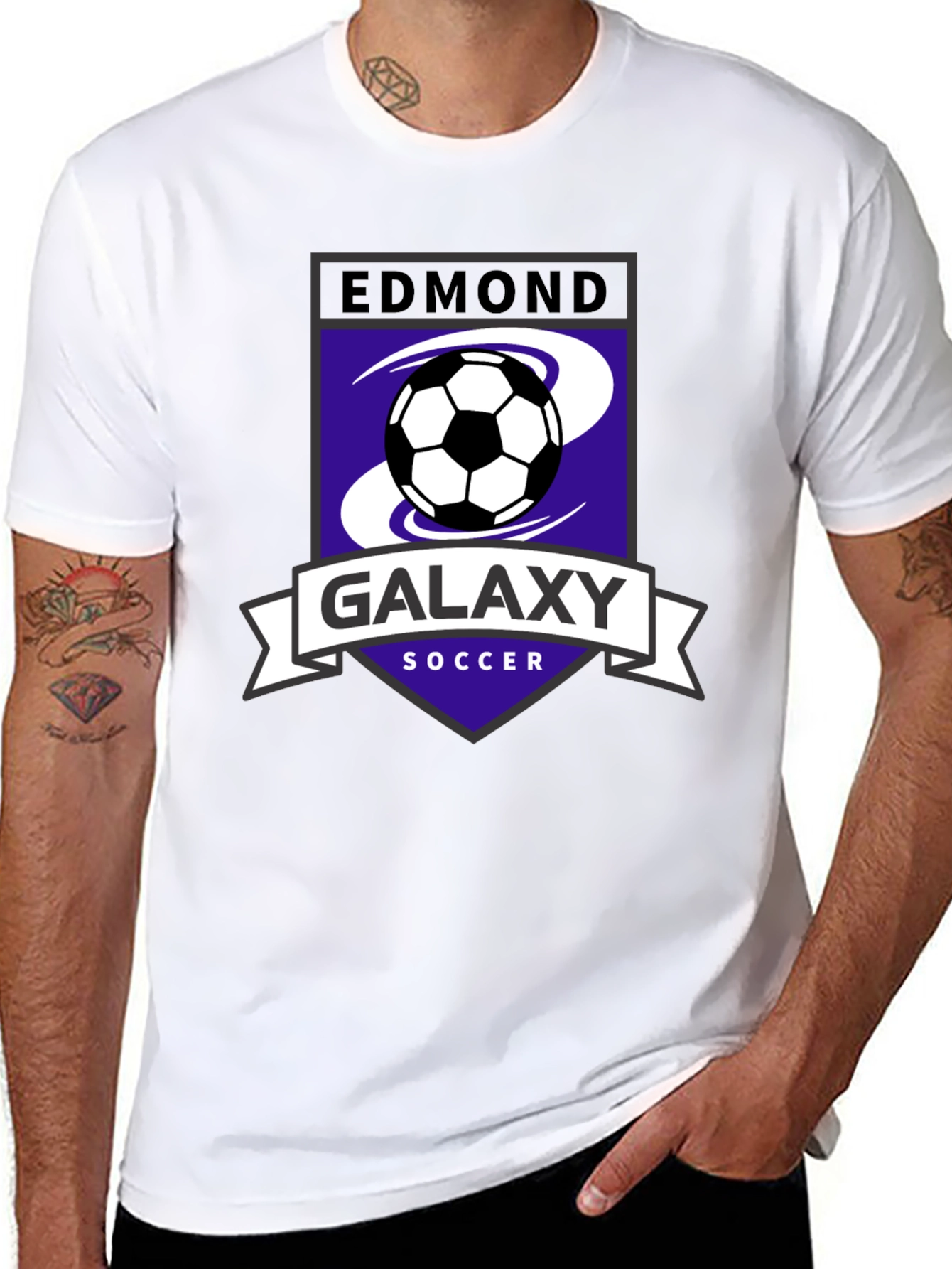 Edmond Galaxy Soccer Graphic T-Shirt