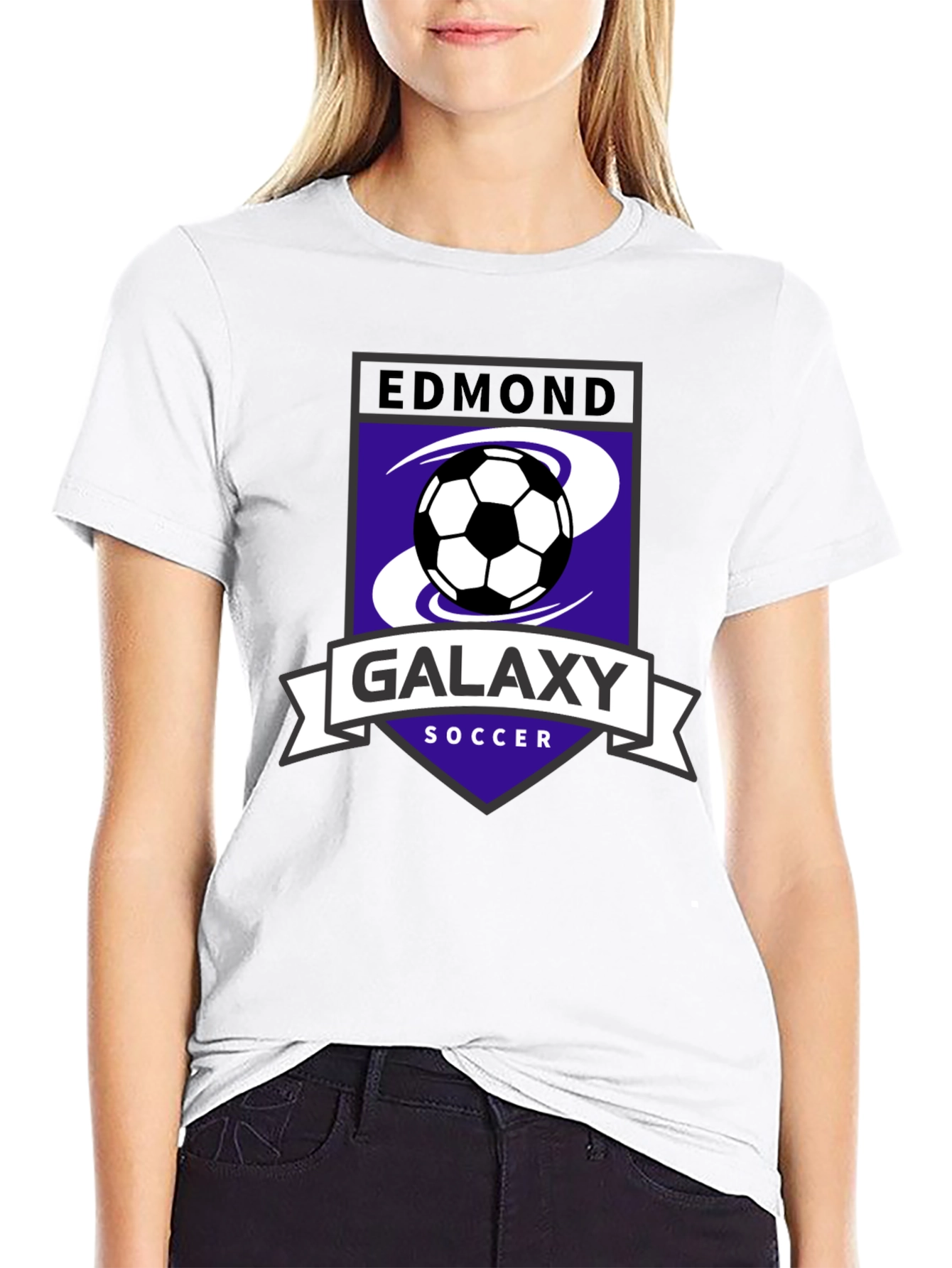 Edmond Galaxy Soccer Graphic T-Shirt
