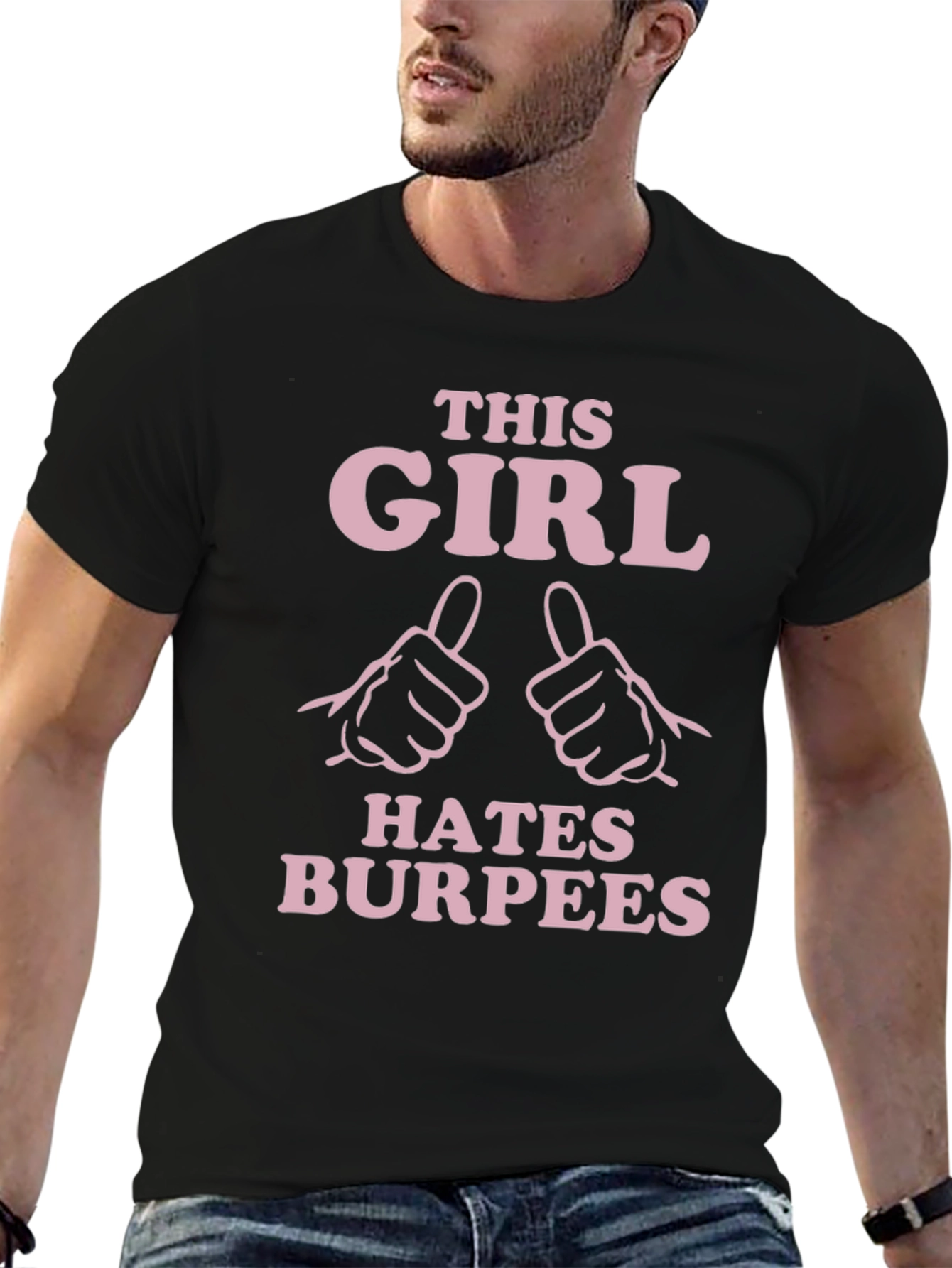 This Girl Hates Burpees Graphic T-Shirt