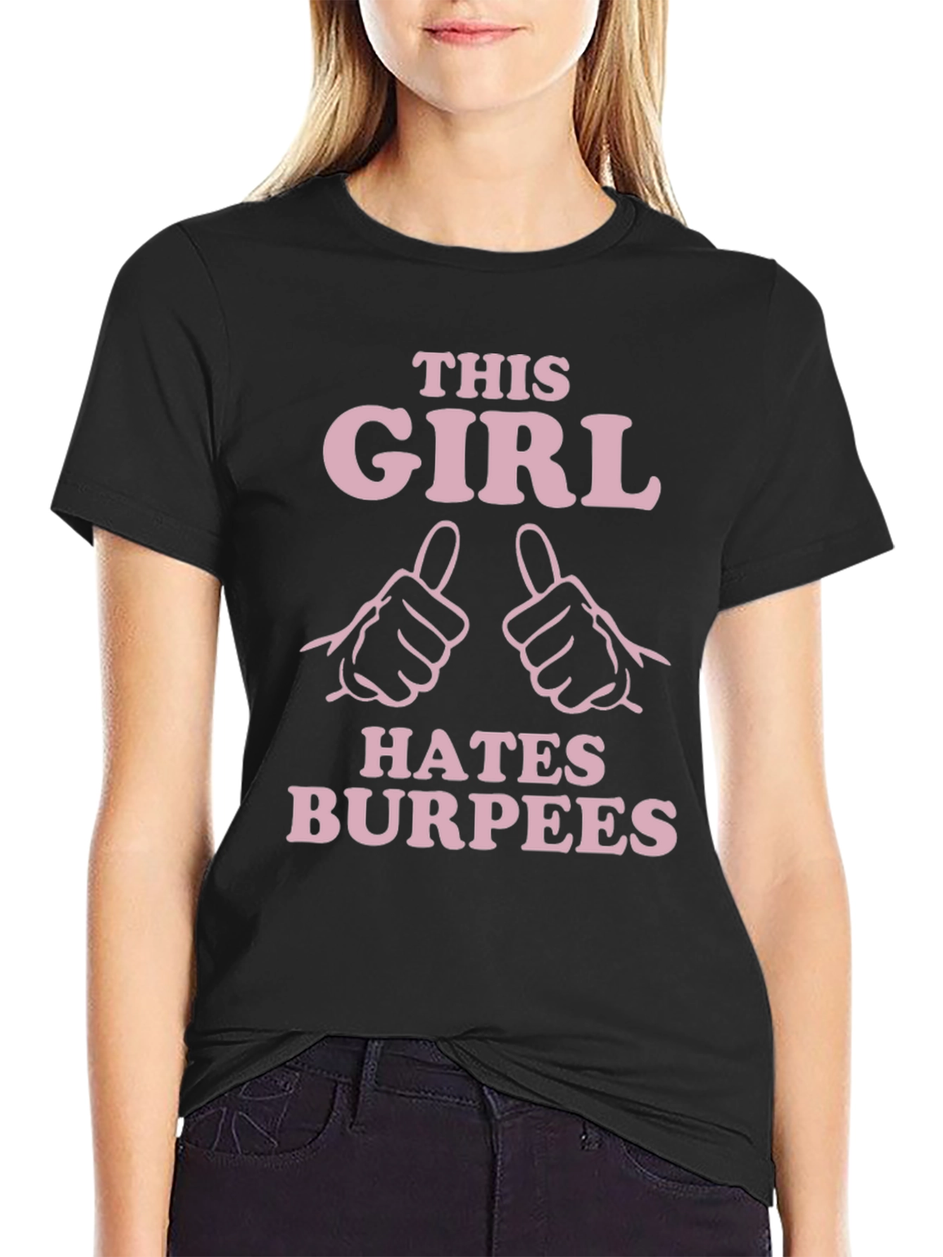 This Girl Hates Burpees Graphic T-Shirt