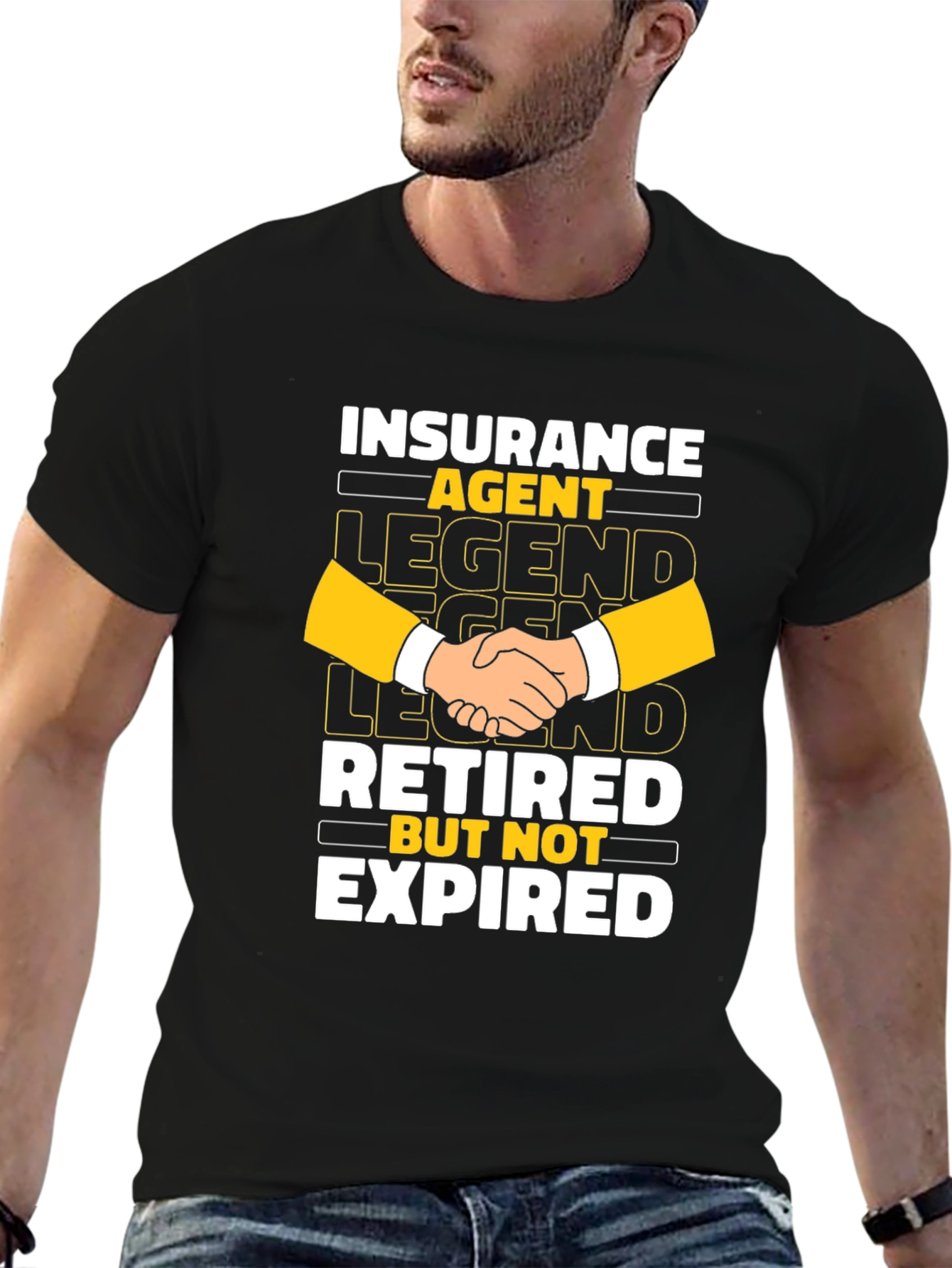 Retired Insurance Agent T-Shirt - Legend But Not Expired